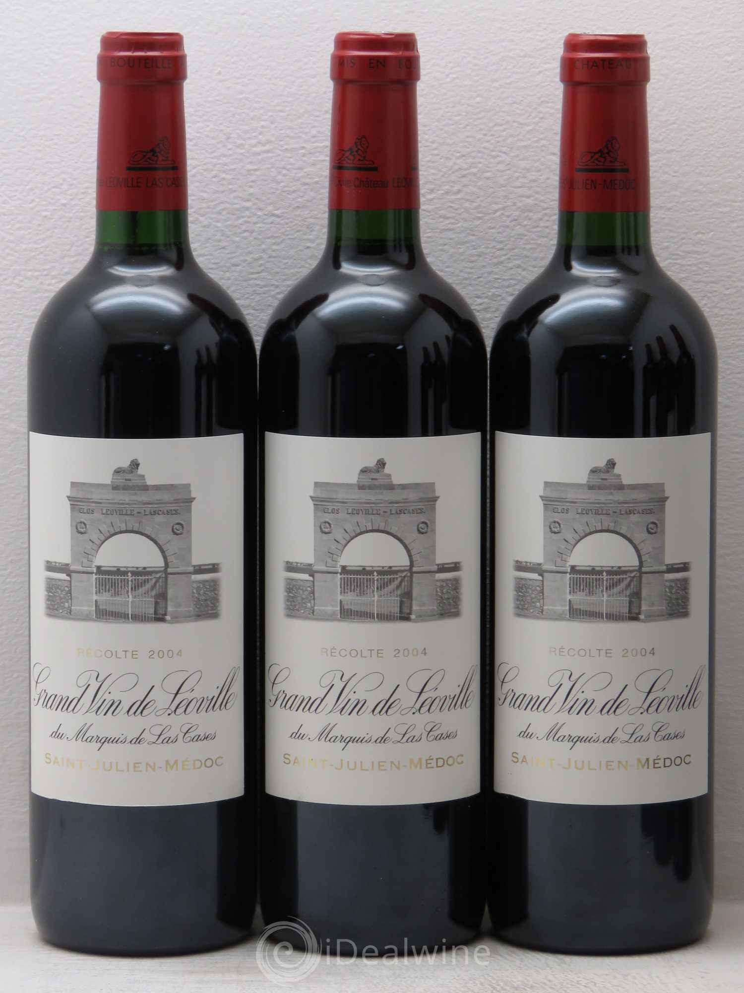 Château Léoville Las Cases 2ème Grand Cru Classé 2004 - Lot de 12 bouteilles - 1