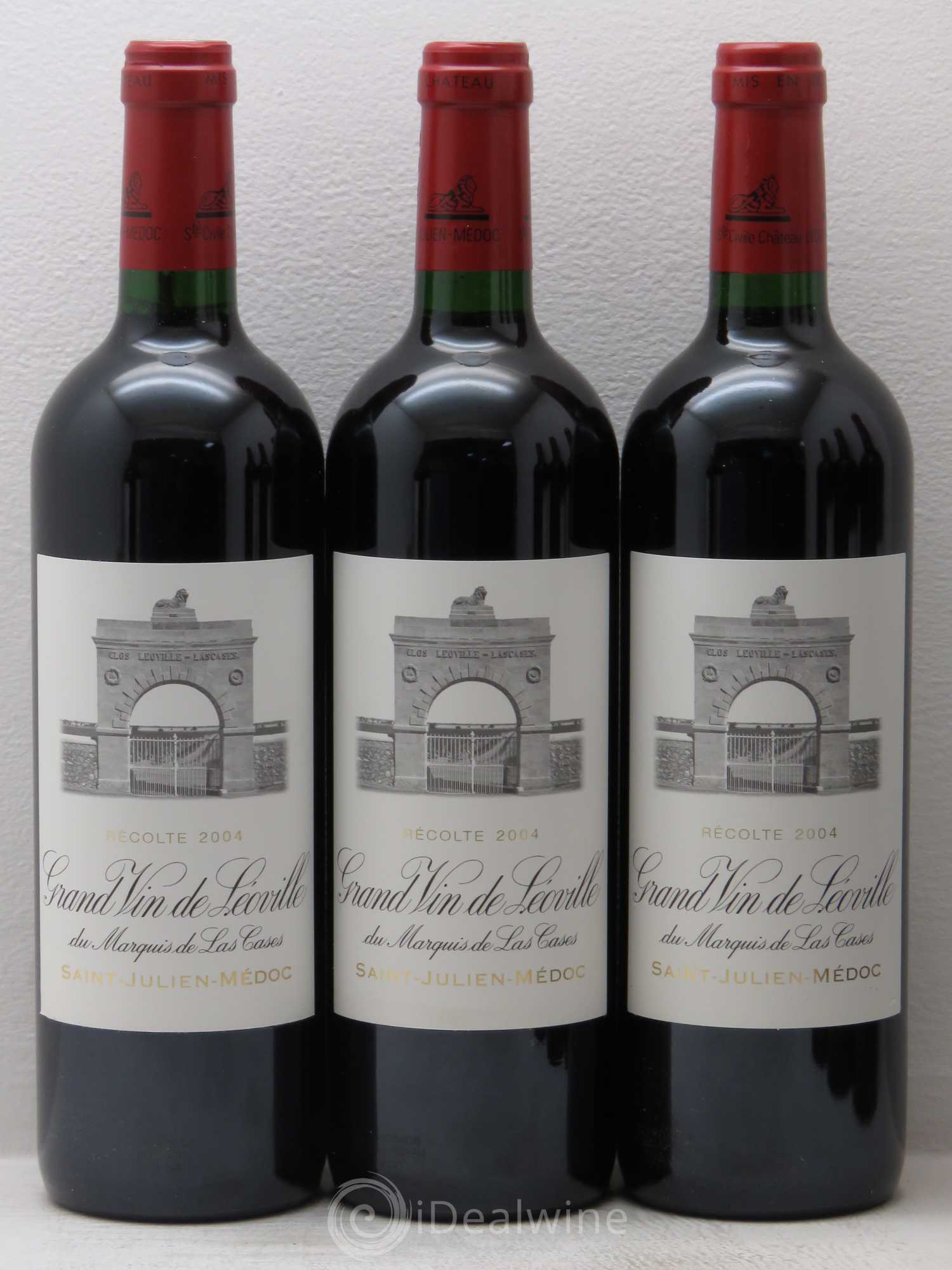 Château Léoville Las Cases 2ème Grand Cru Classé 2004 - Lot de 12 bouteilles - 2
