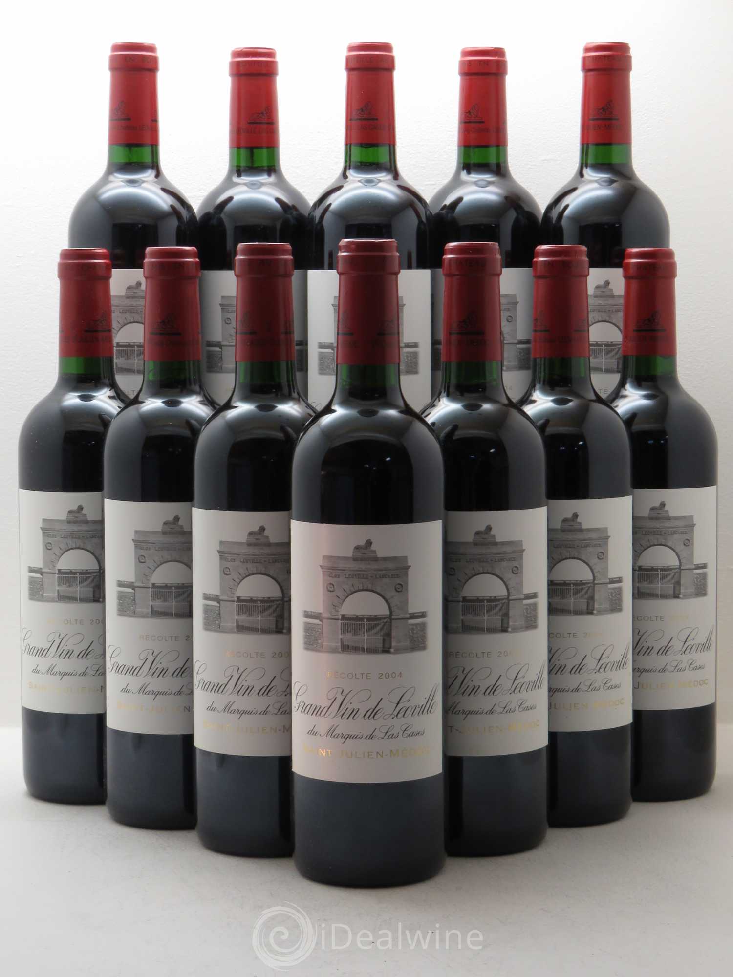 Château Léoville Las Cases 2ème Grand Cru Classé 2004 - Lot de 12 bouteilles - 0