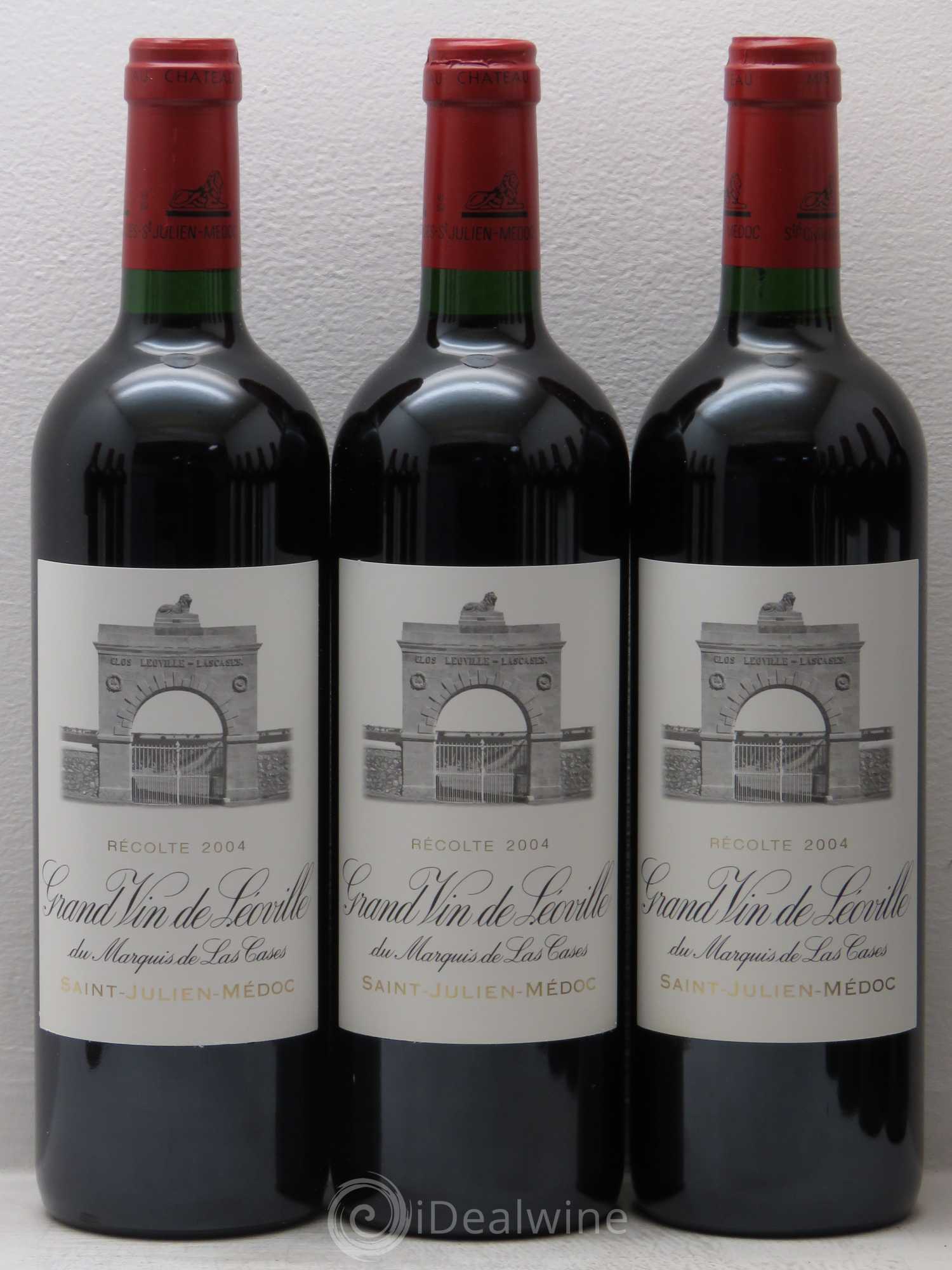 Château Léoville Las Cases 2ème Grand Cru Classé 2004 - Lot de 12 bouteilles - 1