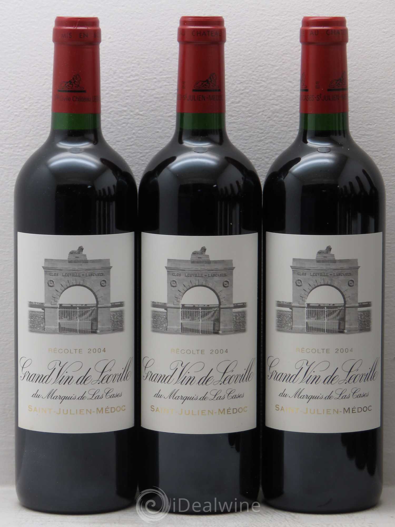 Château Léoville Las Cases 2ème Grand Cru Classé 2004 - Lot de 12 bouteilles - 2