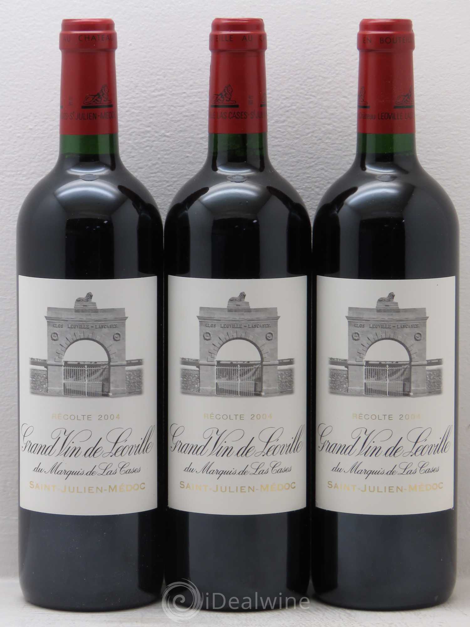 Château Léoville Las Cases 2ème Grand Cru Classé 2004 - Lot de 12 bouteilles - 4
