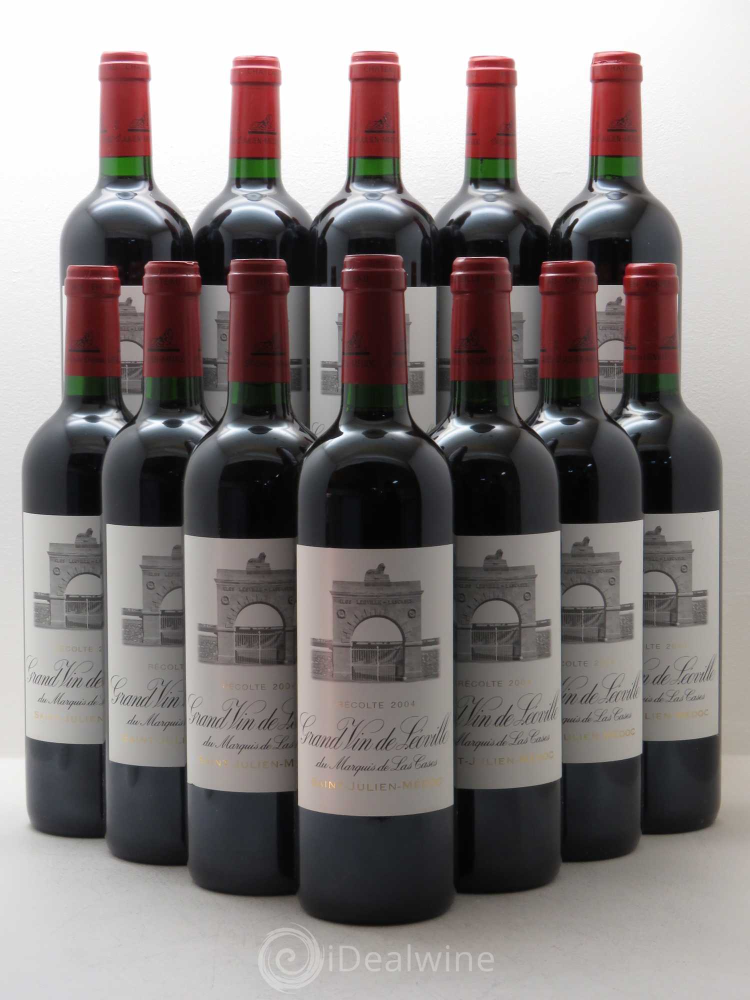 Château Léoville Las Cases 2ème Grand Cru Classé 2004 - Lot de 12 bouteilles - 0