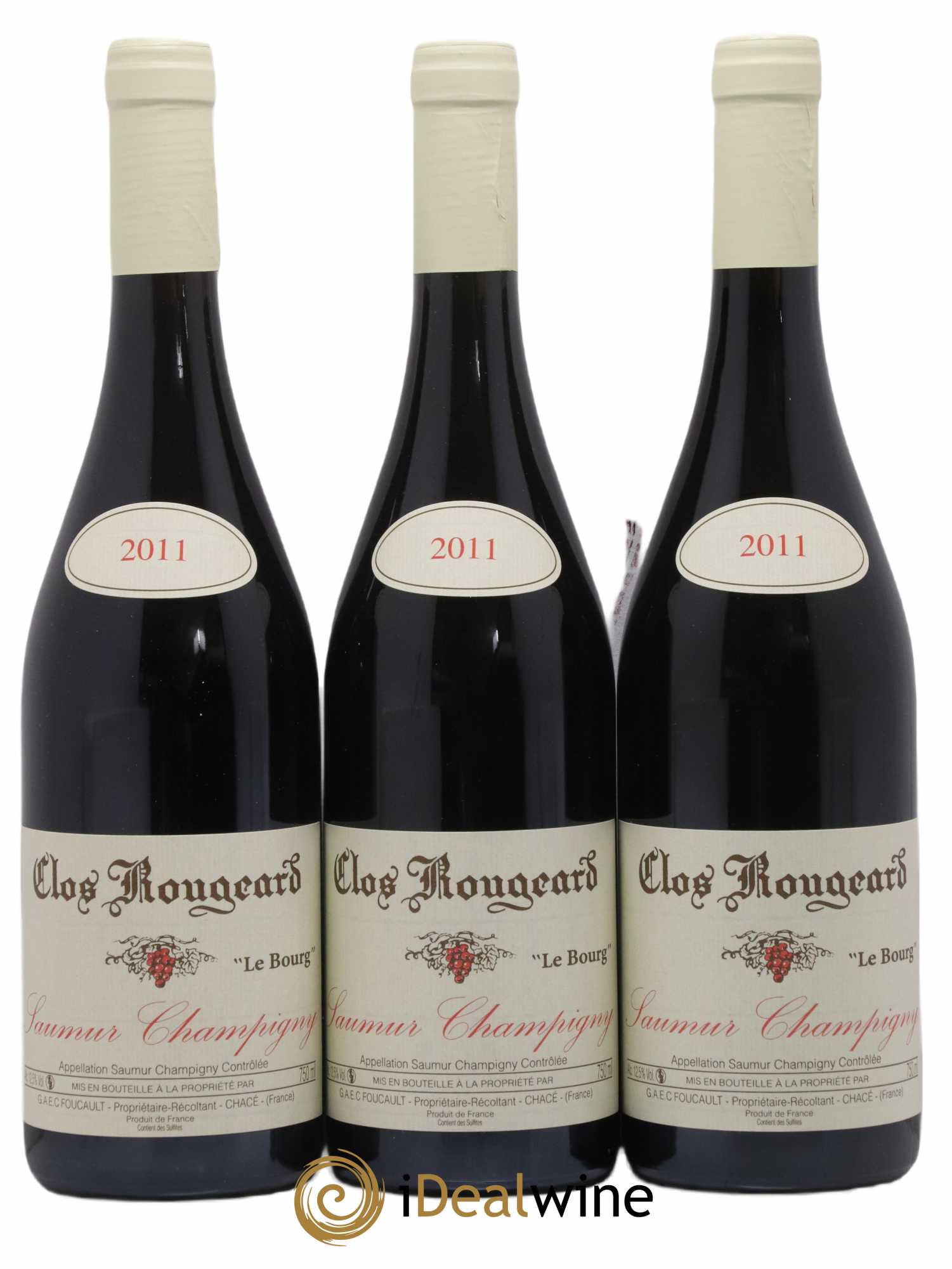 Saumur-Champigny Le Bourg Clos Rougeard 2011 - Lot de 3 bouteilles - 0