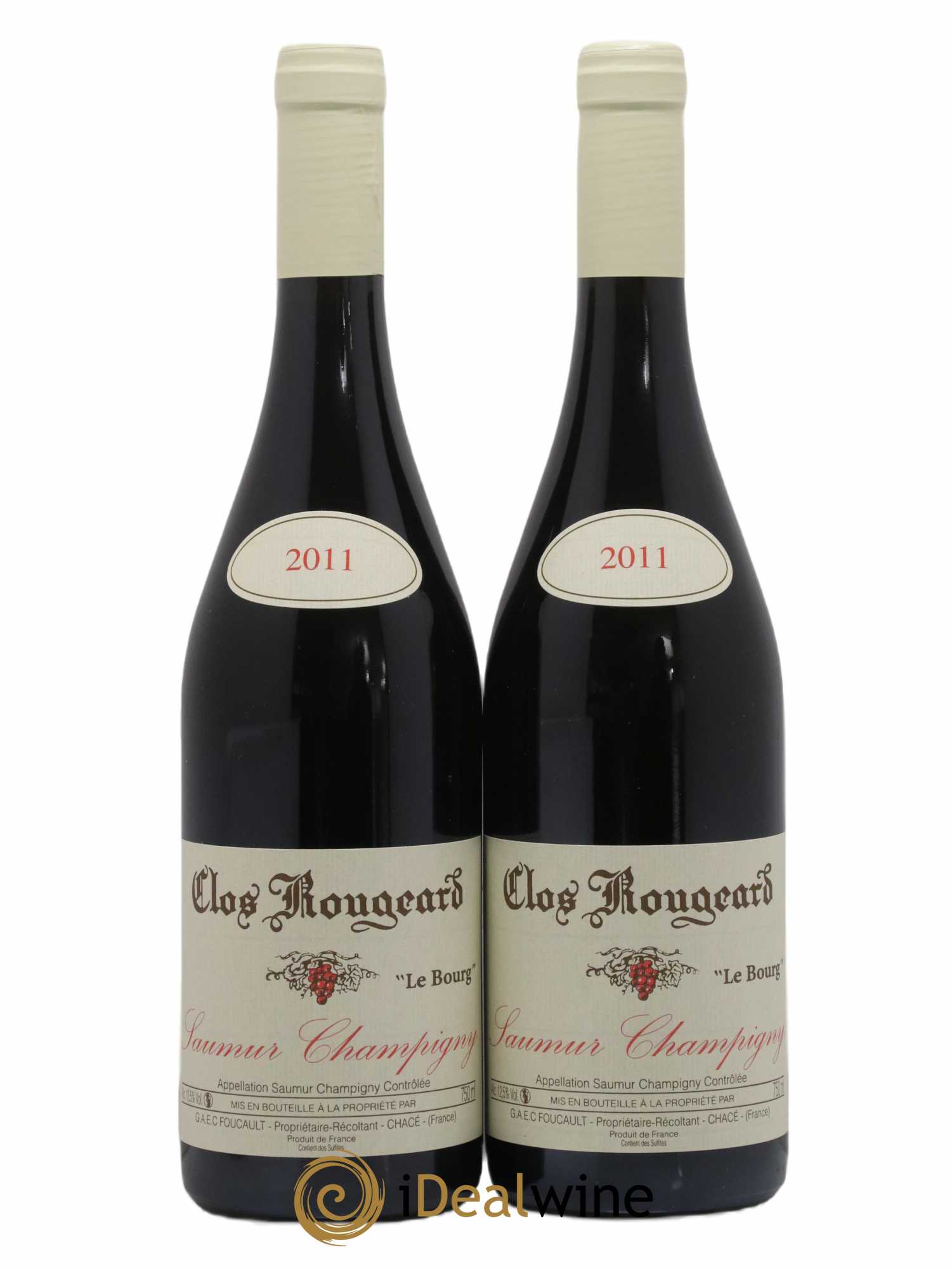 Saumur-Champigny Le Bourg Clos Rougeard 2011 - Lot de 2 bouteilles - 0