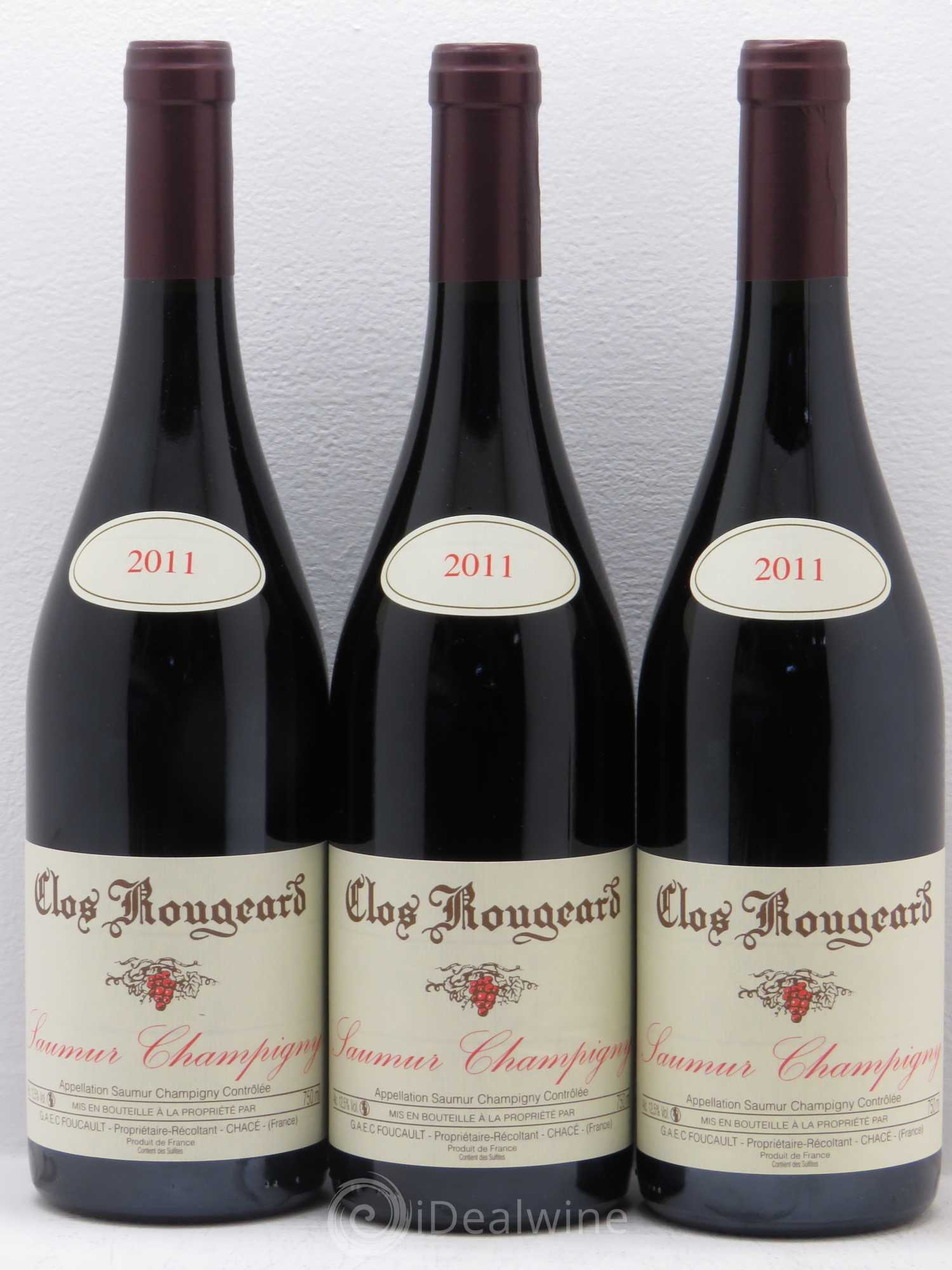 Saumur-Champigny Clos Rougeard 2011 - Lot de 3 bouteilles - 0
