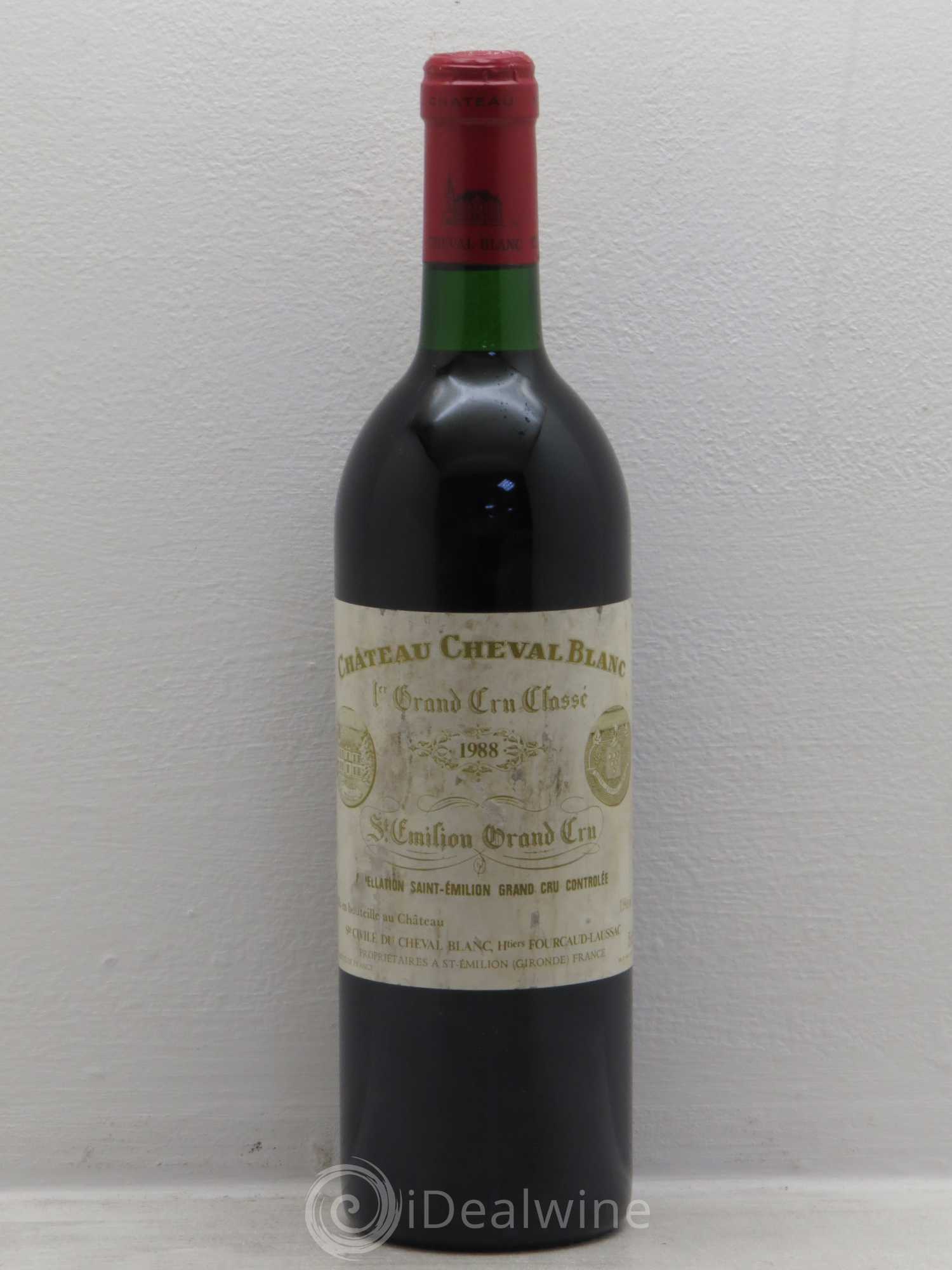 Château Cheval Blanc 1er Grand Cru Classé A 1988 - Lot de 1 bouteille - 0