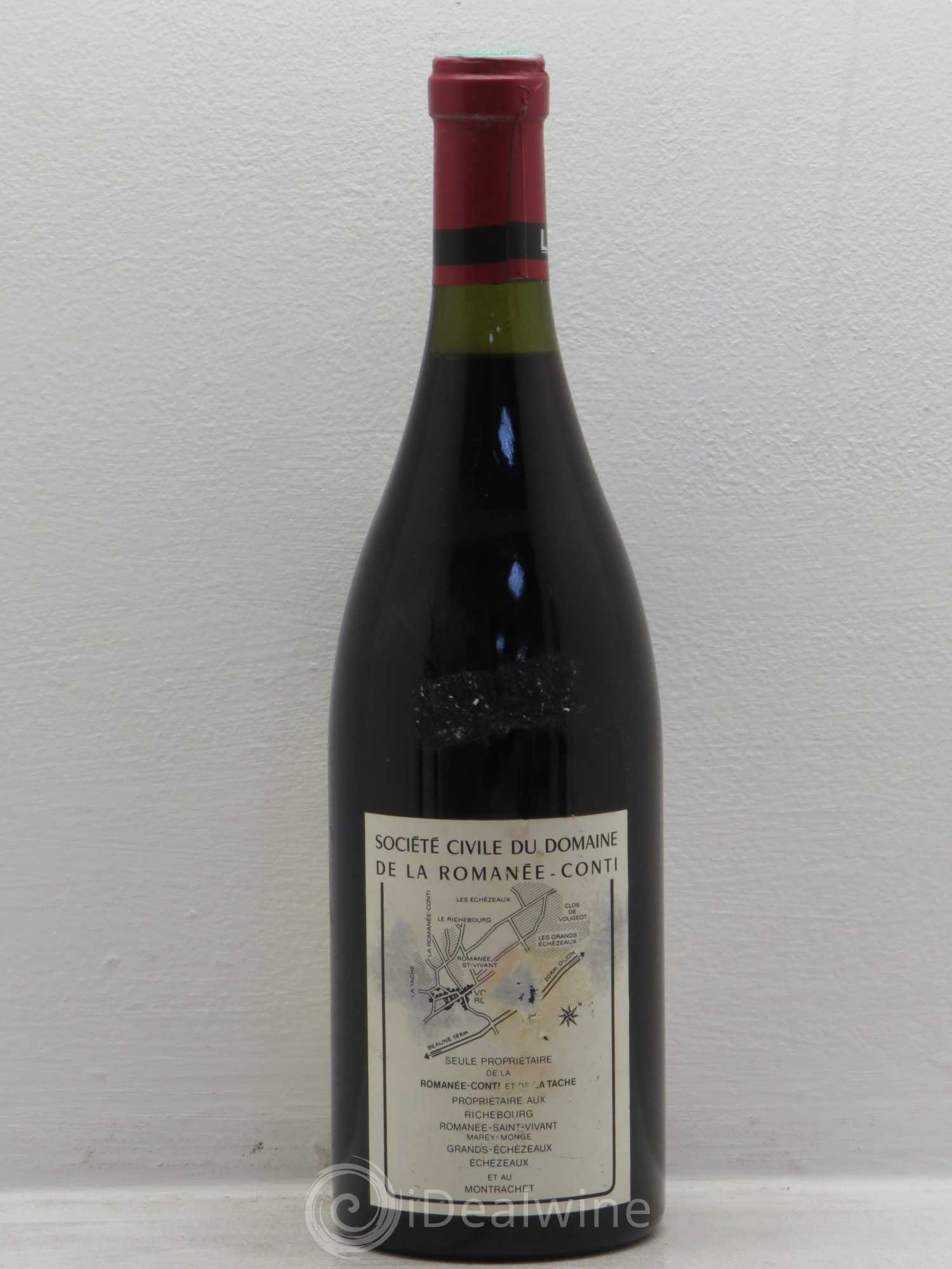 La Tâche Grand Cru Domaine de la Romanée-Conti 1988 - Lot de 1 bouteille - 1