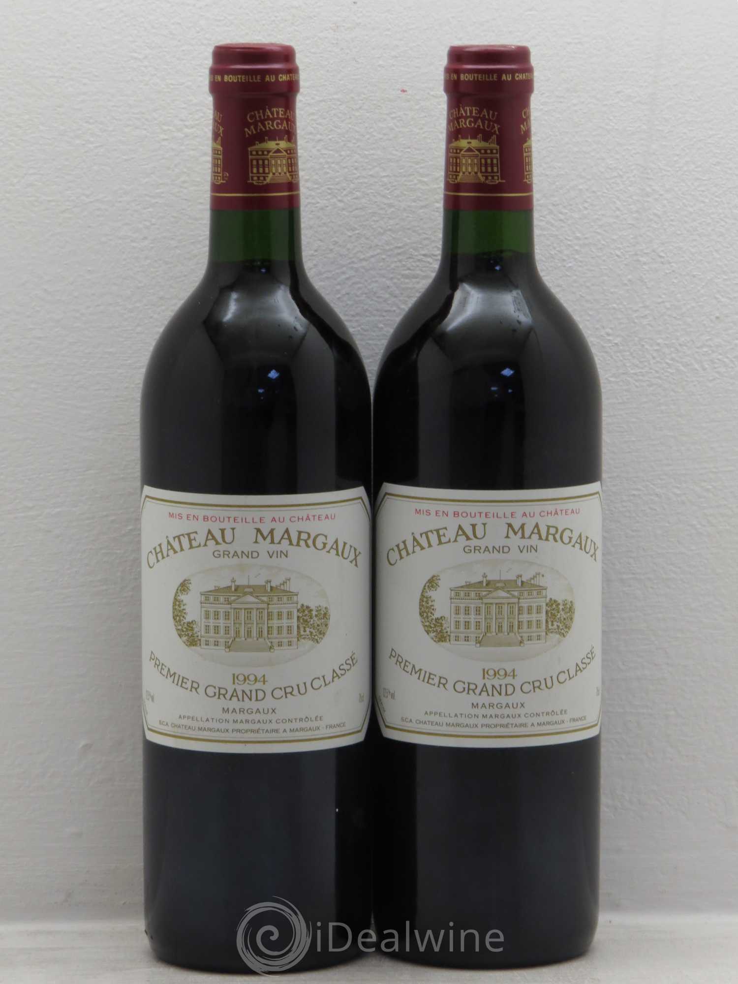 Château Margaux 1er Grand Cru Classé 1994 - Lot de 2 bouteilles - 0