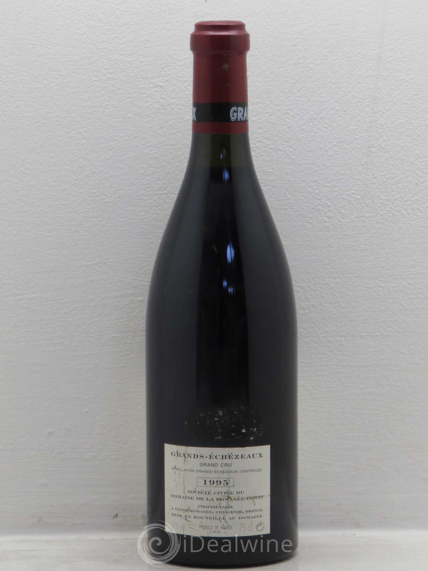 Grands-Echezeaux Grand Cru Domaine de la Romanée-Conti 1995 - Lot de 1 bouteille - 1