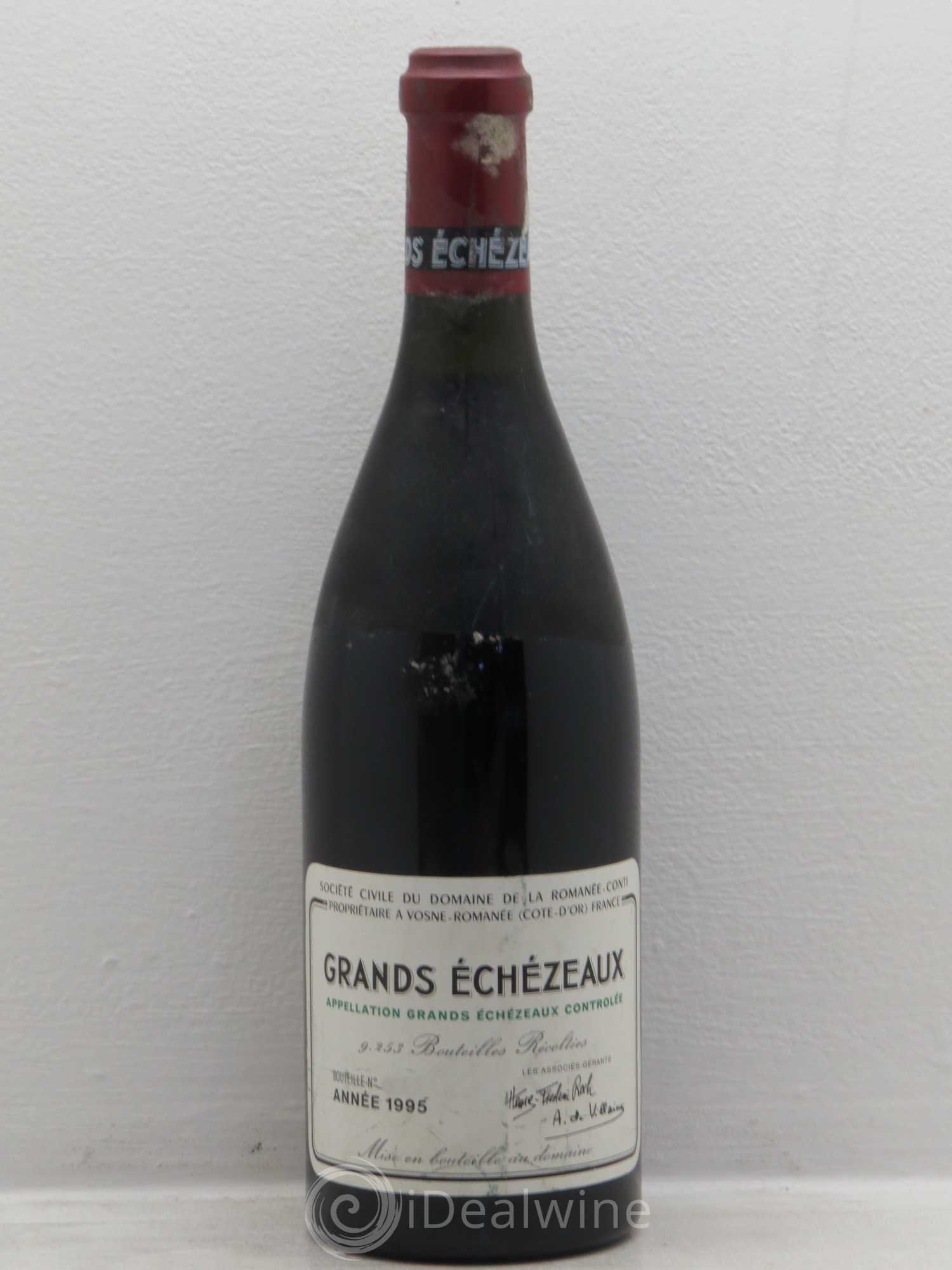 Grands-Echezeaux Grand Cru Domaine de la Romanée-Conti 1995 - Lot de 1 bouteille - 0