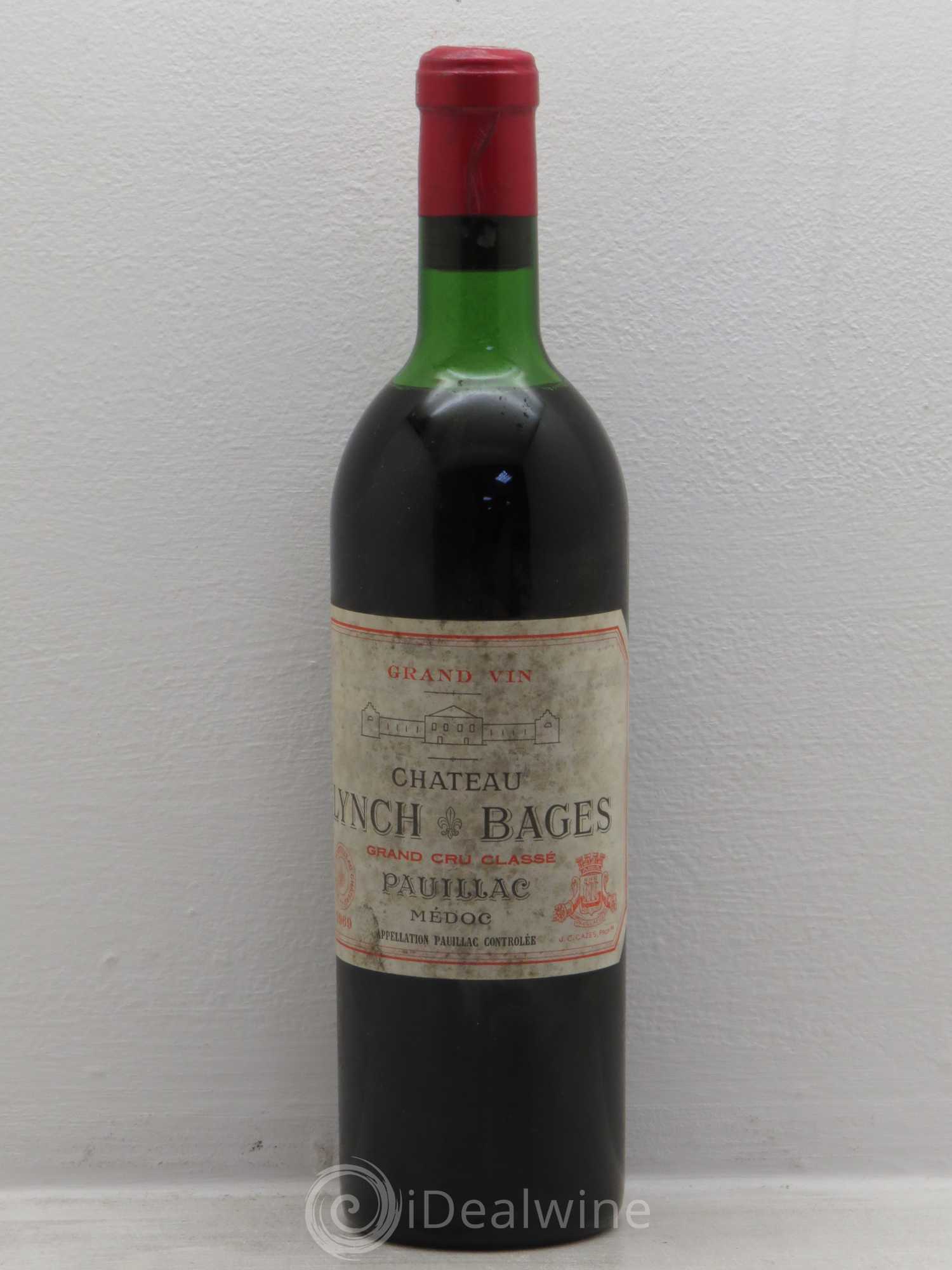 Château Lynch Bages 5ème Grand Cru Classé 1969 - Lot de 1 bouteille - 0