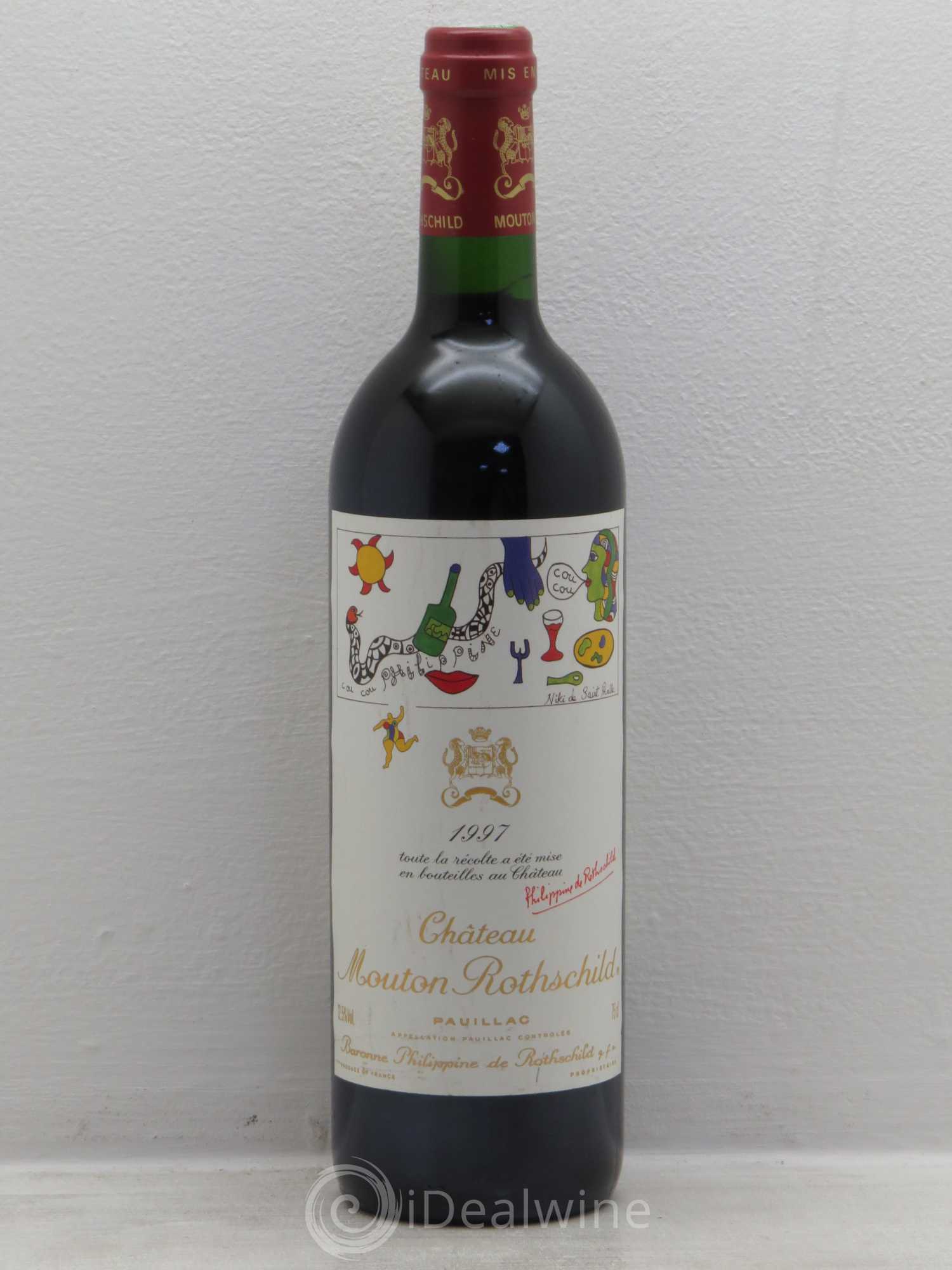 Château Mouton Rothschild 1er Grand Cru Classé 1997 - Lot de 1 bouteille - 0