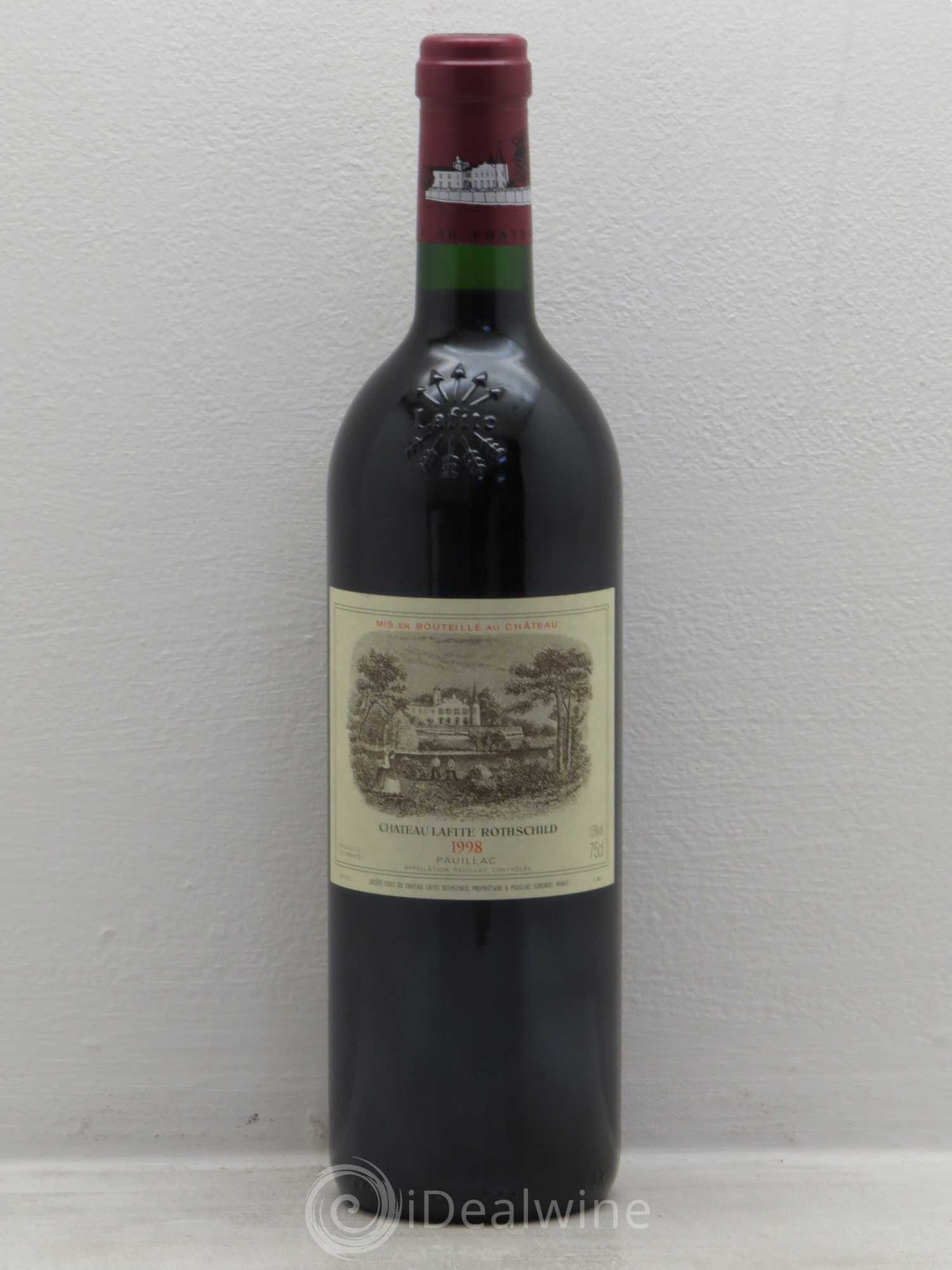 Château Lafite Rothschild 1er Grand Cru Classé 1998 - Lot de 1 bouteille - 0