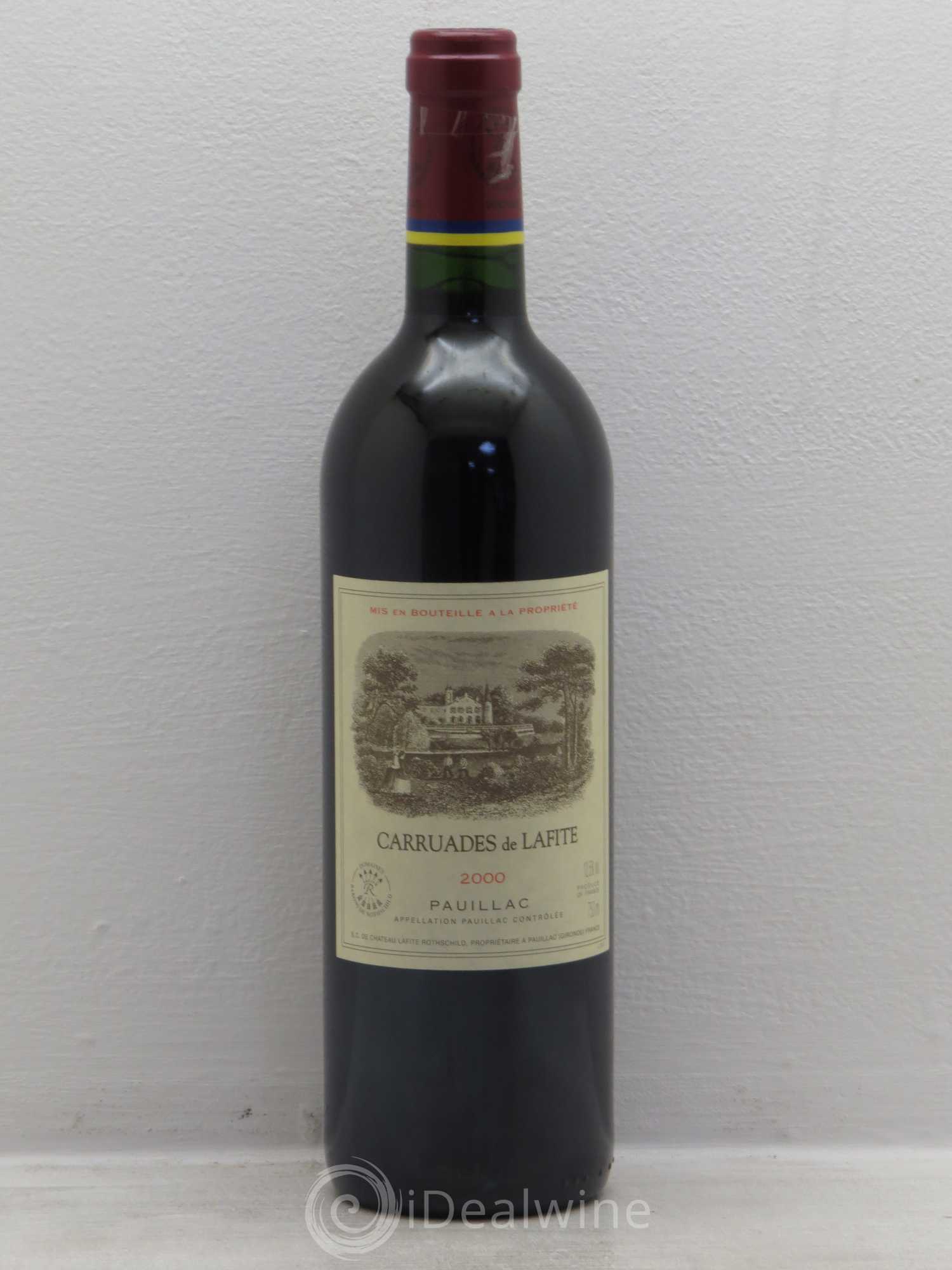 Carruades de Lafite Rothschild Second Vin 2000 - Posten von 1 Flasche - 0