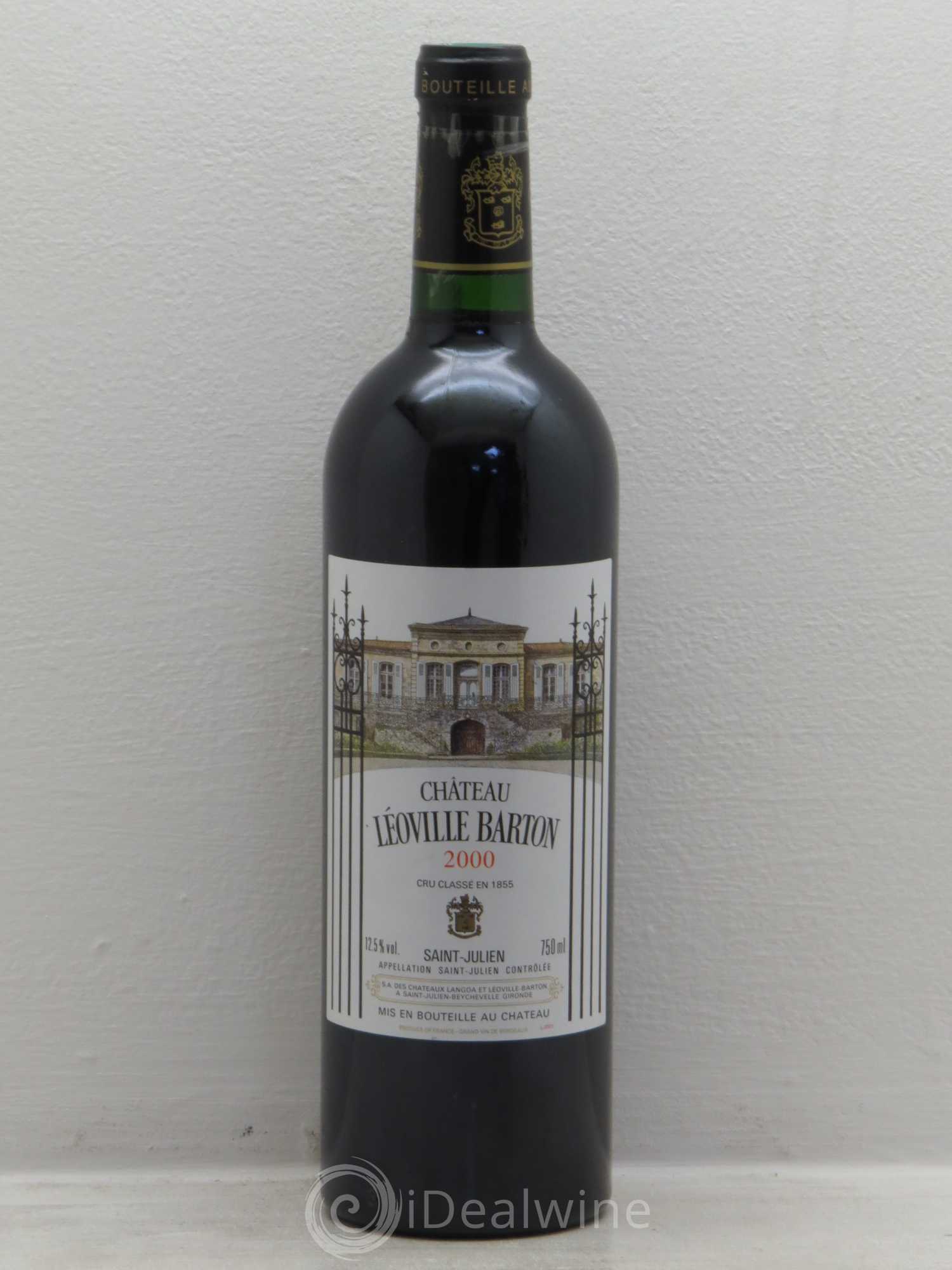 Château Léoville Barton 2ème Grand Cru Classé 2000 - Lot de 1 bouteille - 0