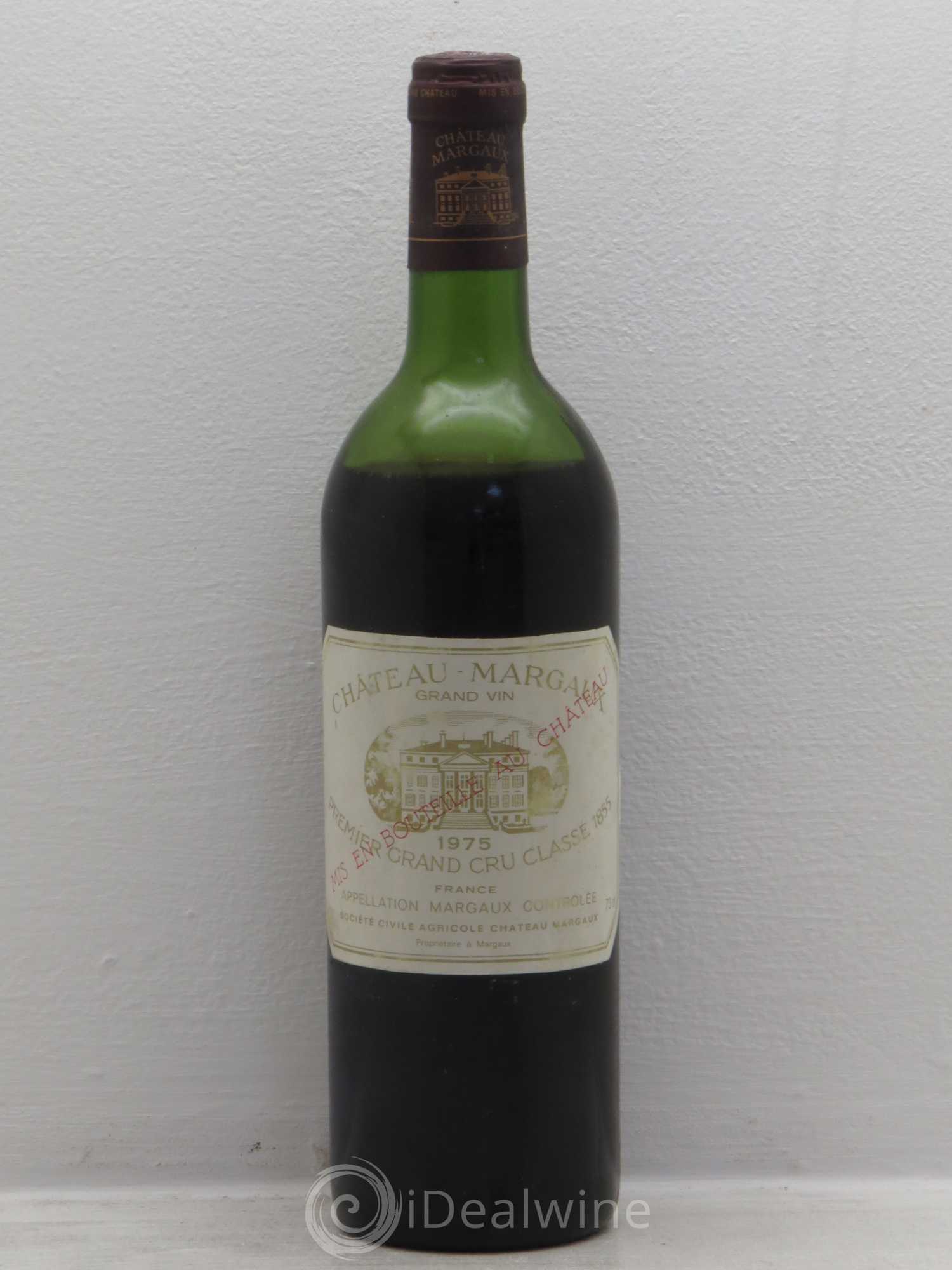 Château Margaux 1er Grand Cru Classé 1975 - Lot de 1 bouteille - 0