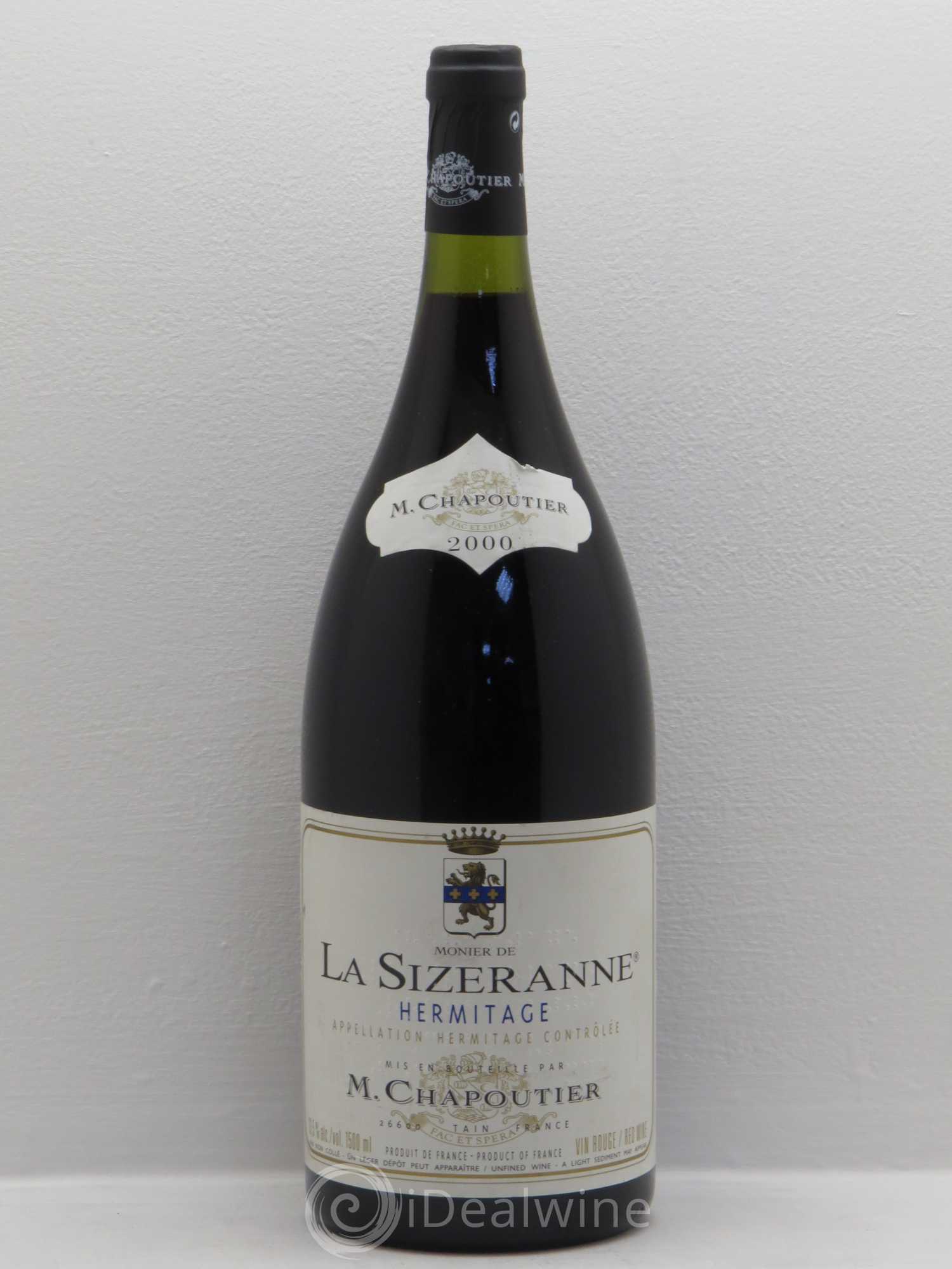 Hermitage Monier de La Sizeranne Chapoutier - Lot de 1 magnum - 0