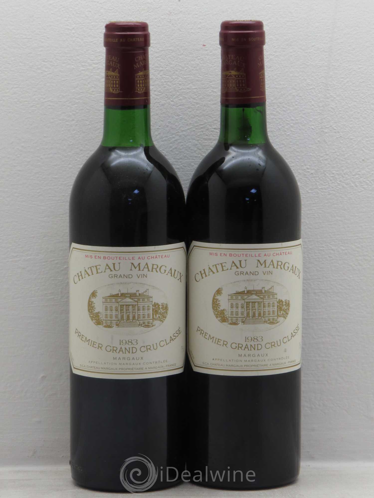Château Margaux 1er Grand Cru Classé 1983 - Lot de 2 bouteilles - 0