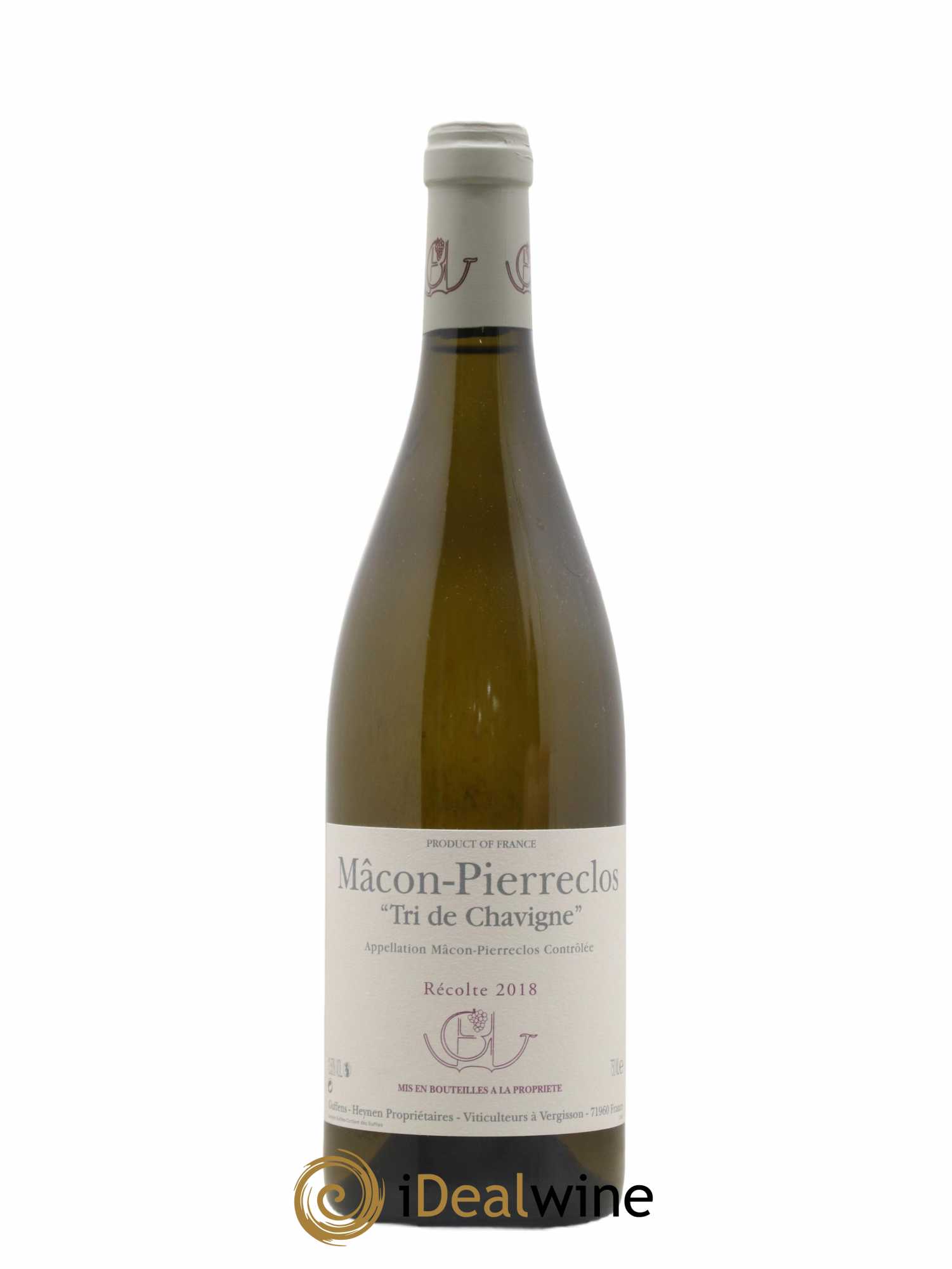 Mâcon-Pierreclos Tri de Chavigne Guffens-Heynen 2018 - Posten von 1 Flasche - 0