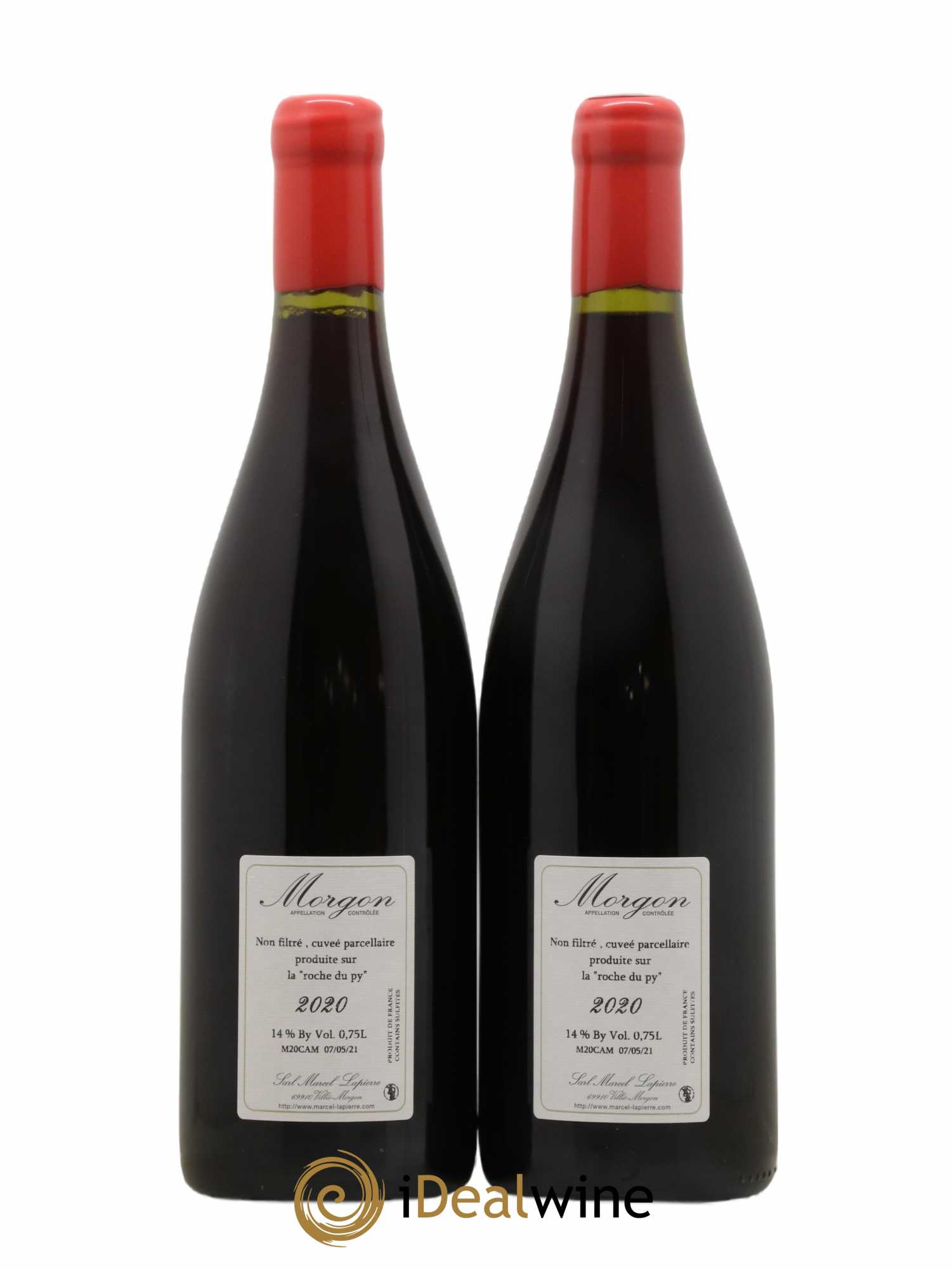 Morgon Roche du Py Camille Marcel Lapierre (Domaine) 2020 - Lot de 2 bouteilles - 1
