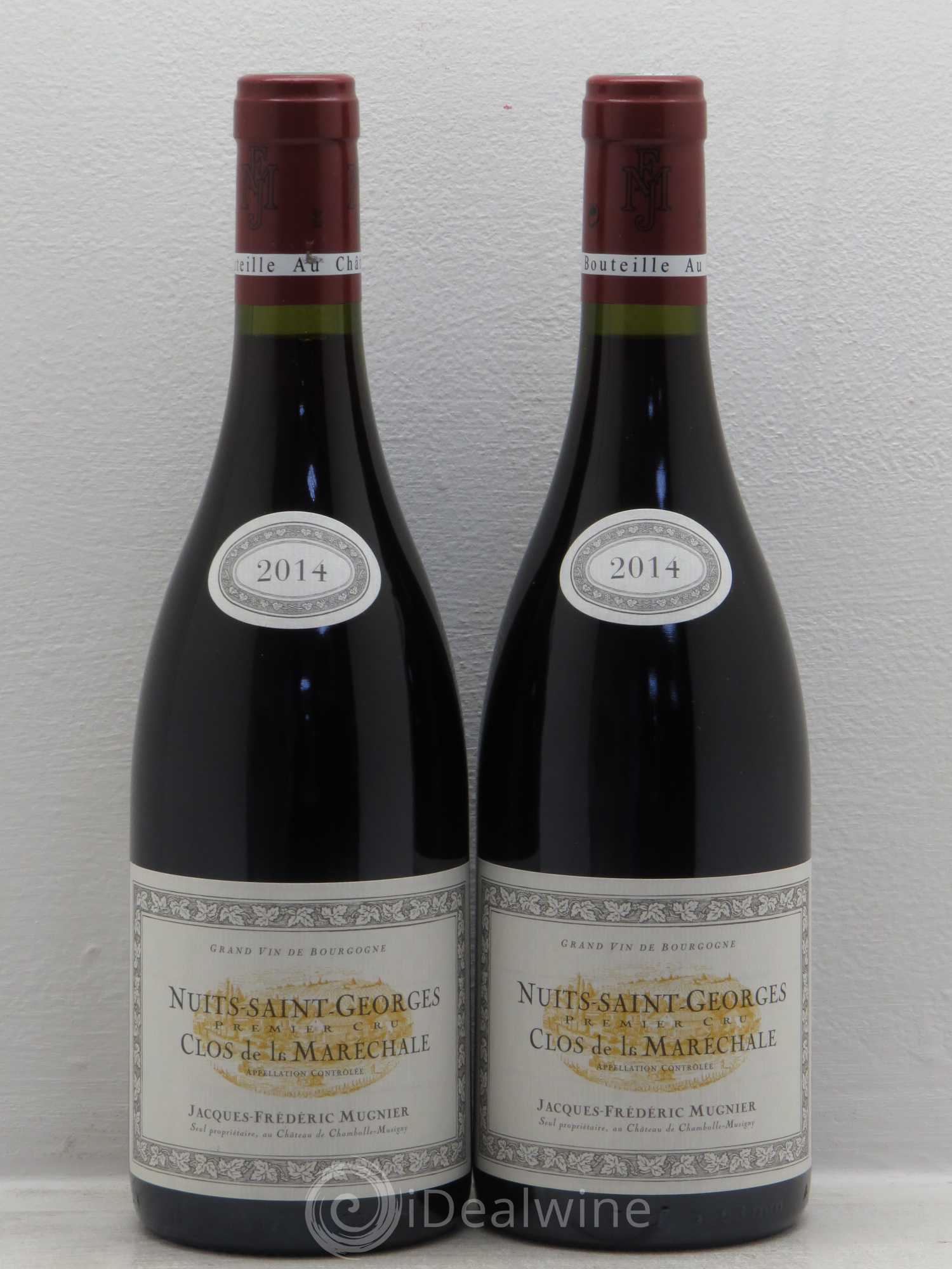 Nuits-Saint-Georges 1er Cru Clos de La Maréchale Jacques-Frédéric Mugnier 2014 - Lot de 2 bouteilles - 0