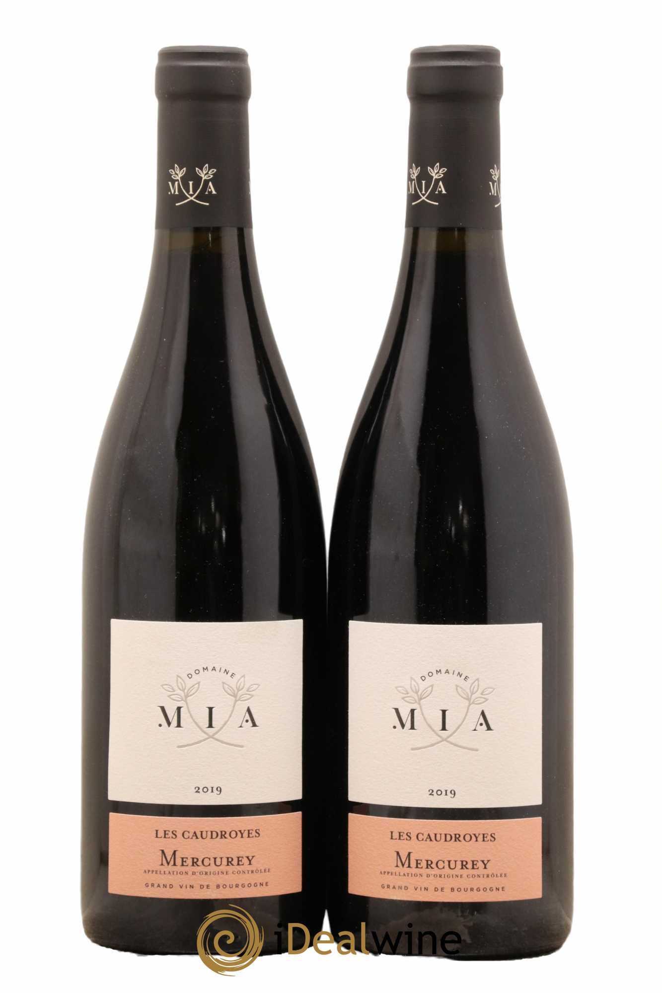 Mercurey Les Caudroyes Domaine Mia 2019 - Lot de 2 bouteilles - 0