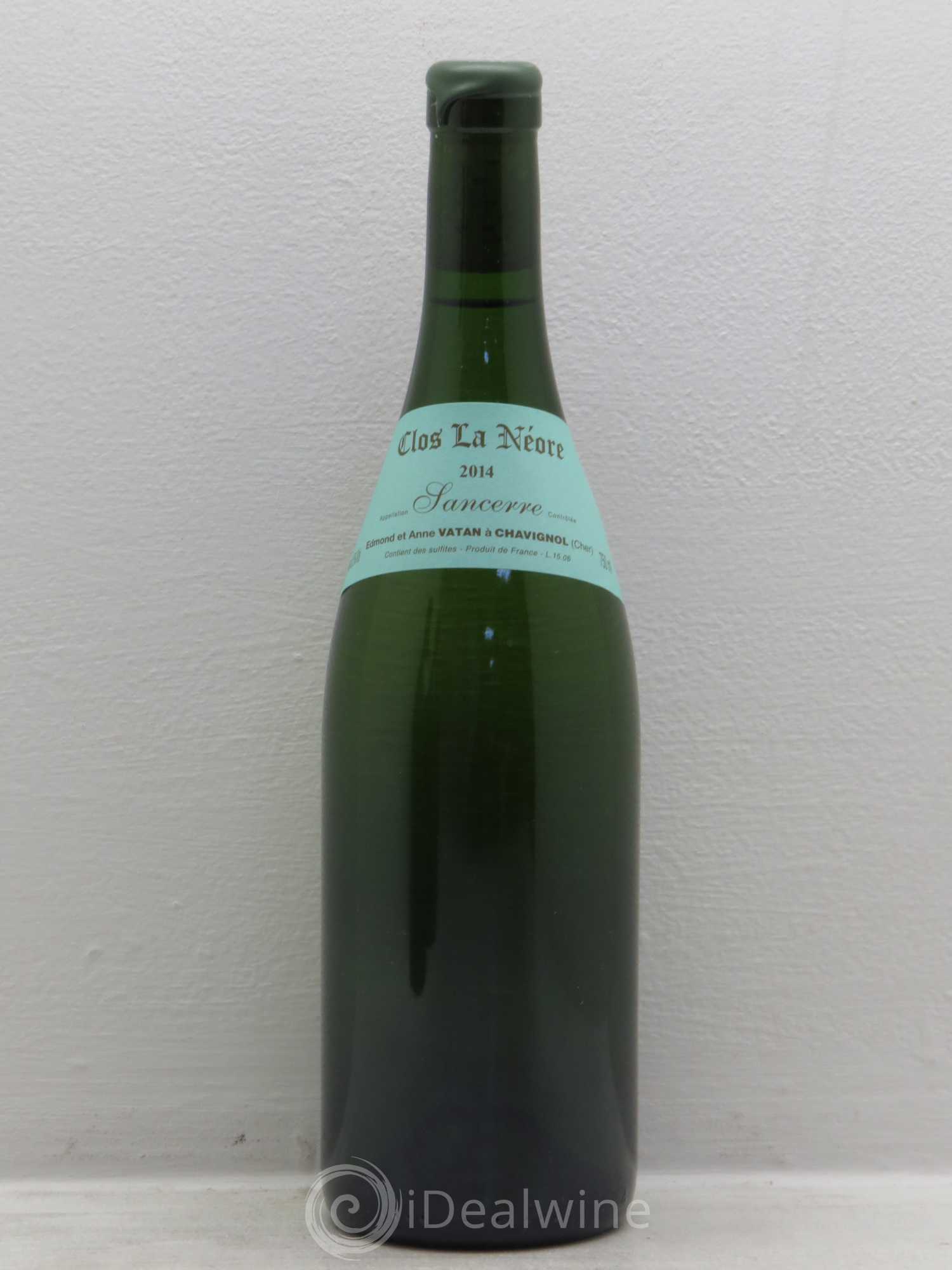 Sancerre Clos la Neore Edmond Vatan 2014 - Lot de 1 bouteille - 0
