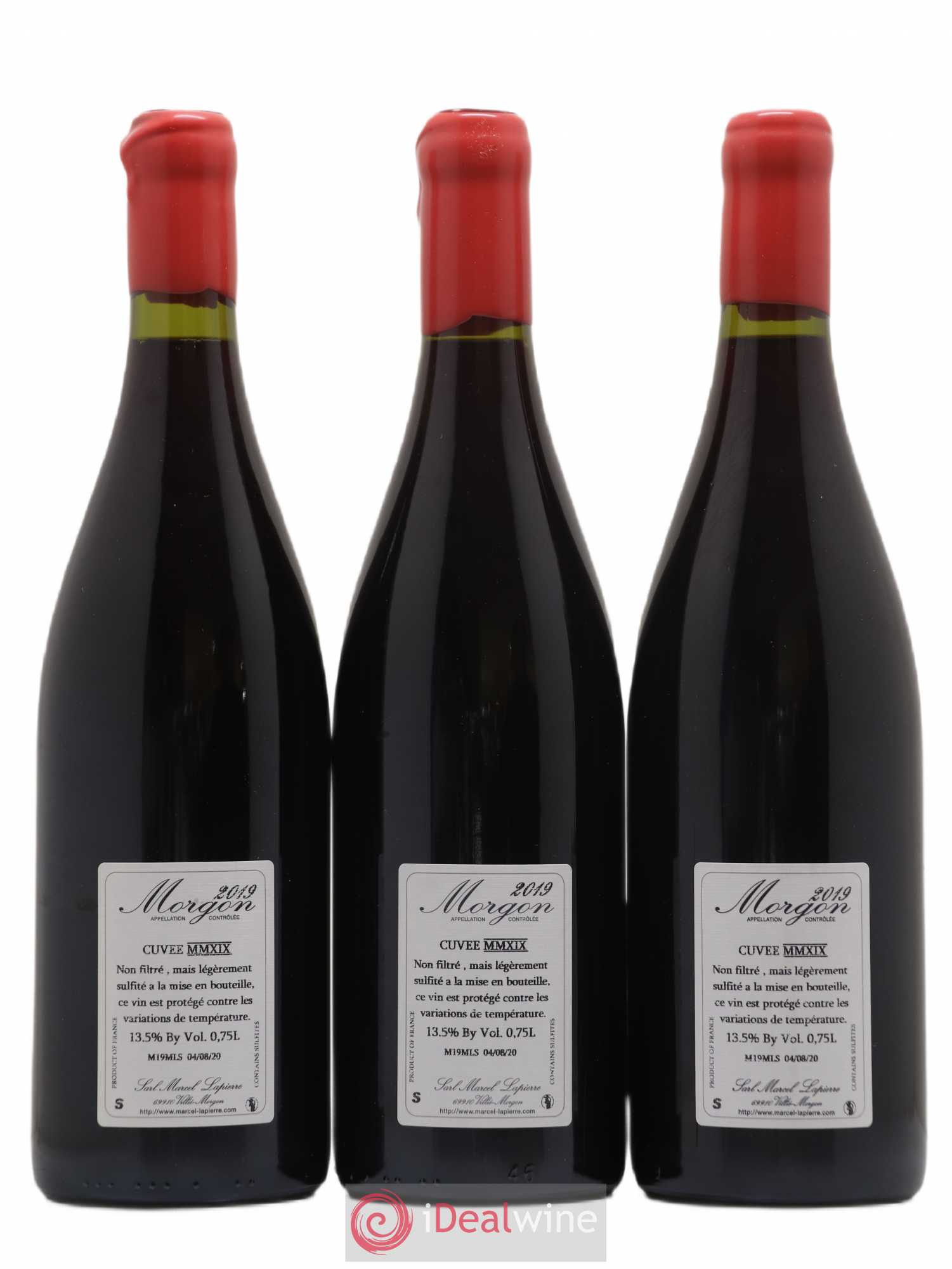 Morgon Cuvée Marcel Lapierre Marcel Lapierre (Domaine) 2019 - Lot de 3 bouteilles - 1