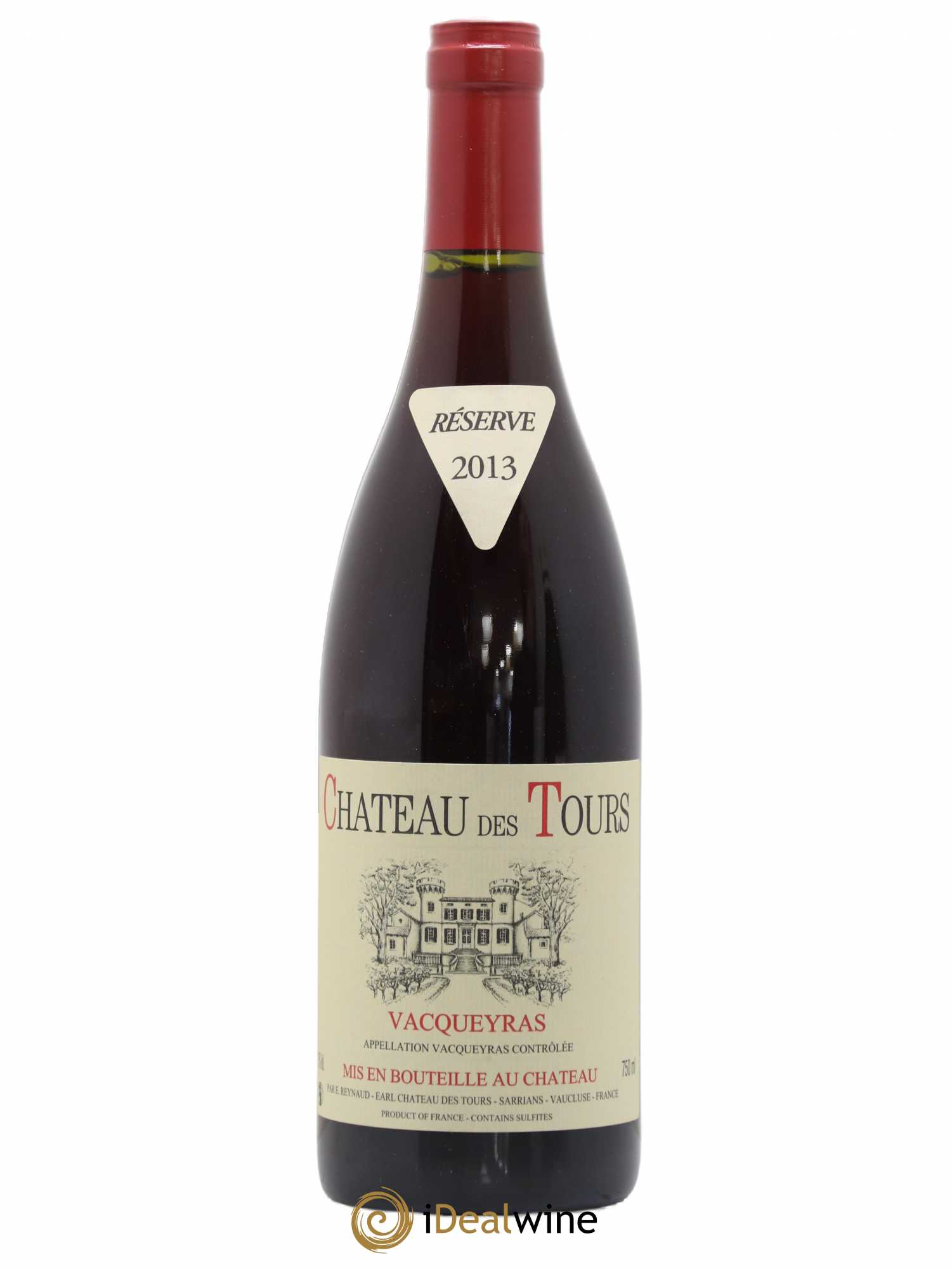 Vacqueyras Château des Tours Emmanuel Reynaud 2013 - Lot de 1 bouteille - 0
