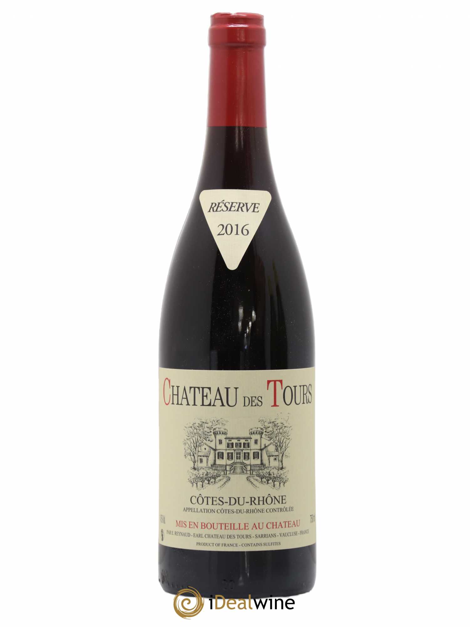 Côtes-du-Rhône Château des Tours Emmanuel Reynaud 2016 - Lot de 1 bouteille - 0