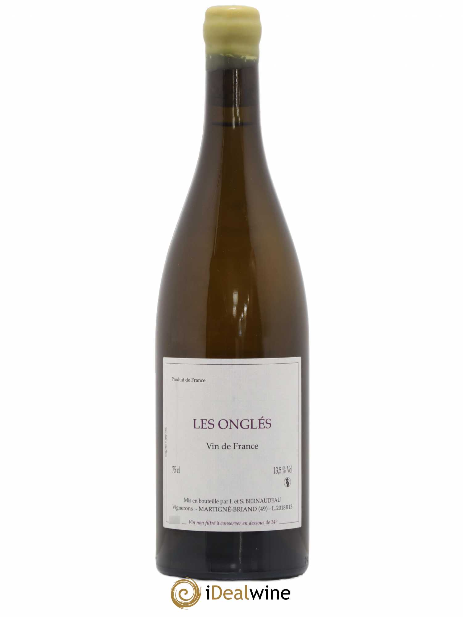 Vin de France Les Onglés Stéphane Bernaudeau 2018 - Posten von 1 Flasche - 0