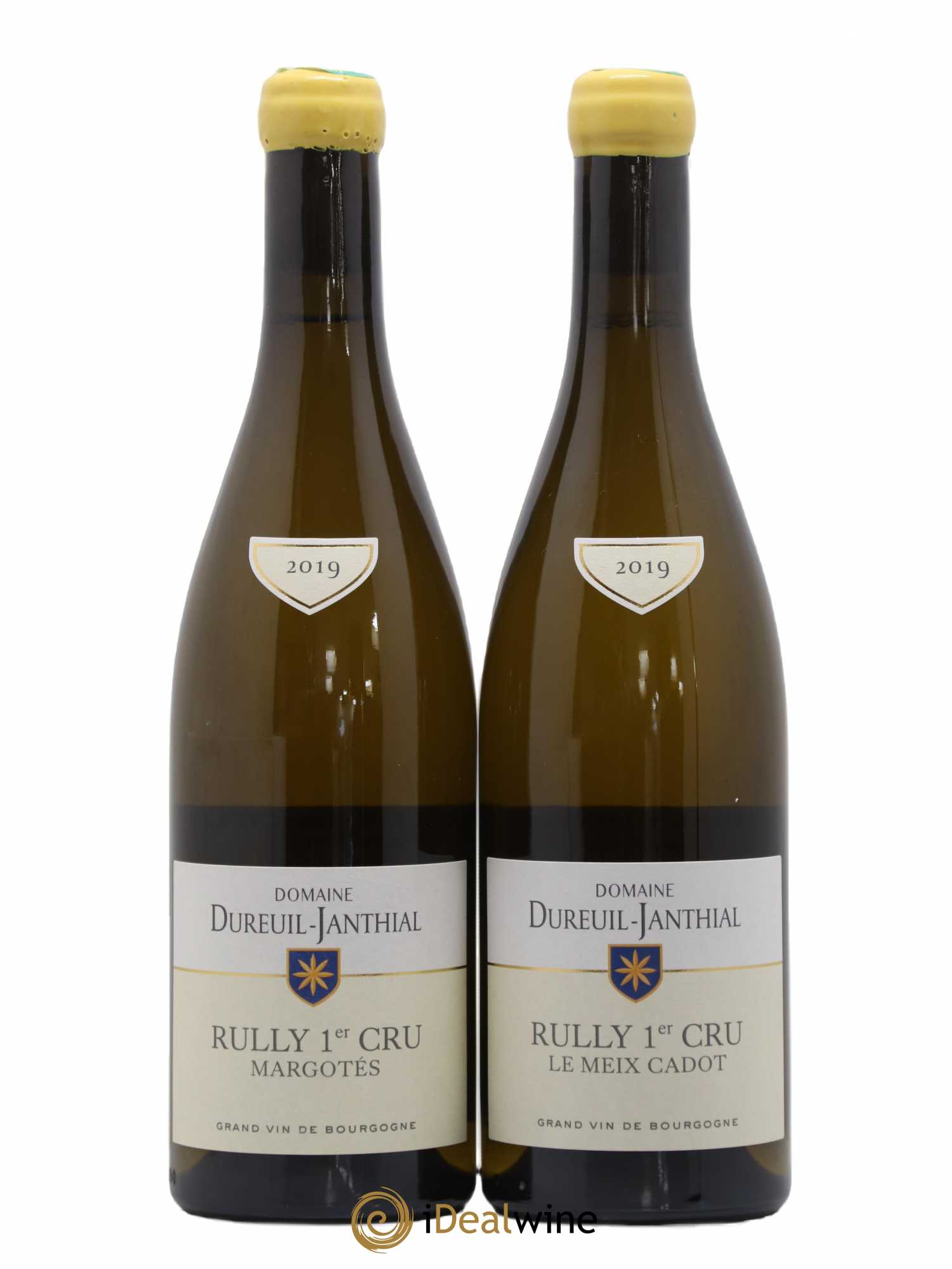 Rully 1er Cru Le Meix Cadot Vincent Dureuil-Janthial 2019 - Lot de 2 bouteilles - 0