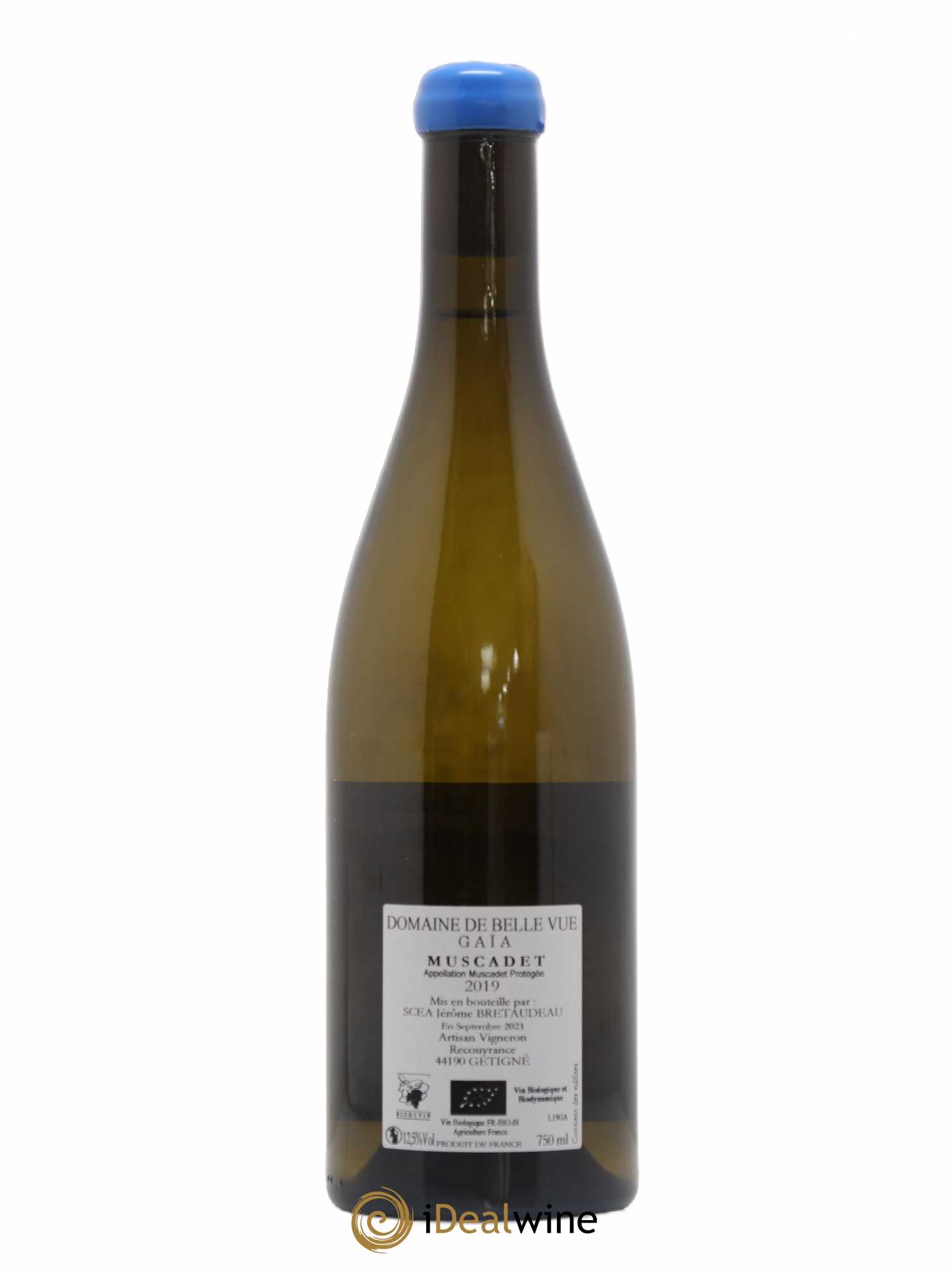 Muscadet-Sèvre-et-Maine Gaia Jérôme Bretaudeau - Domaine de Bellevue 2019 - Lot de 1 bouteille - 1
