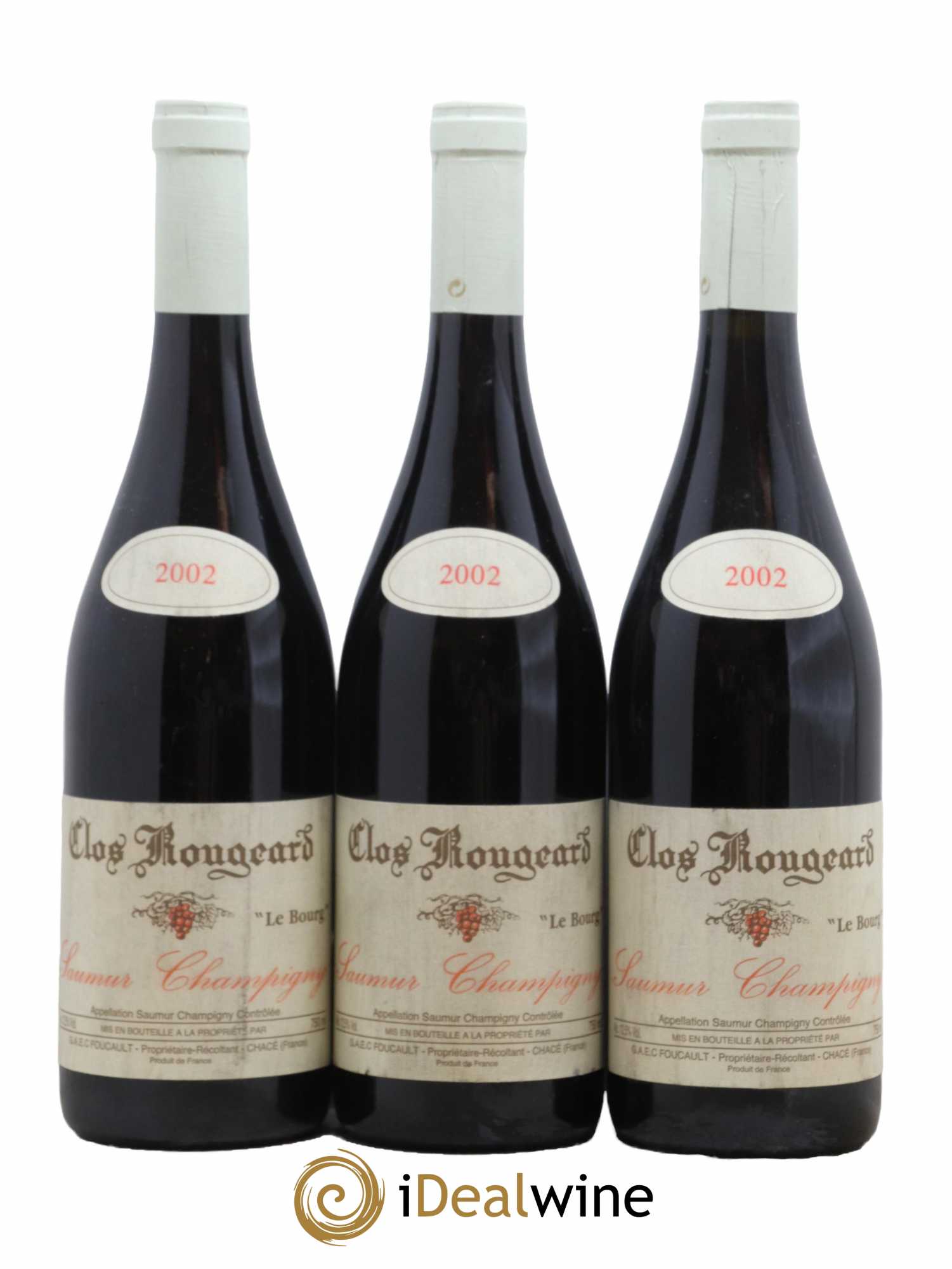 Saumur-Champigny Le Bourg Clos Rougeard 2002 - Lot de 3 bouteilles - 0