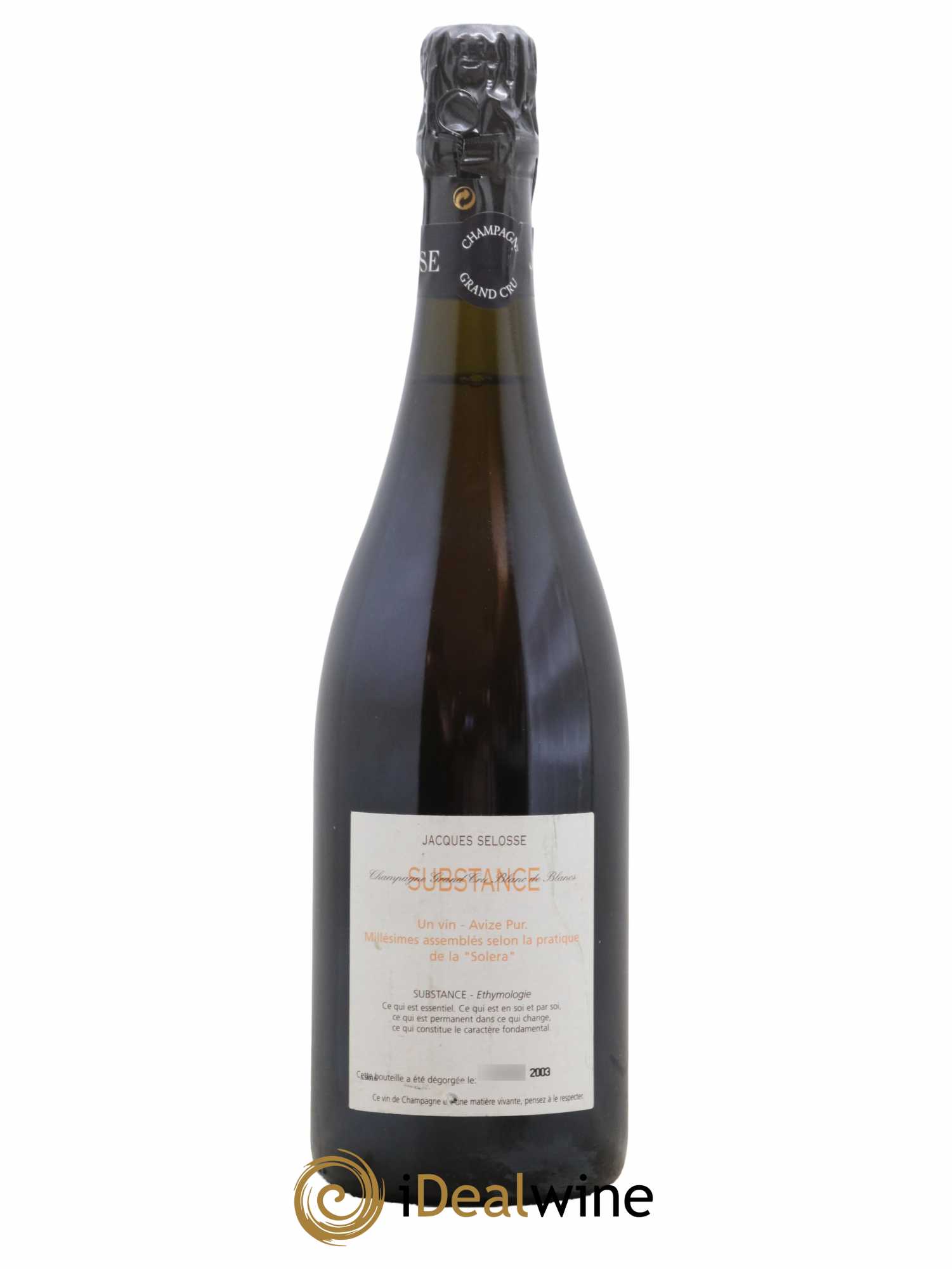 Substance Jacques Selosse - Lot de 1 bouteille - 1