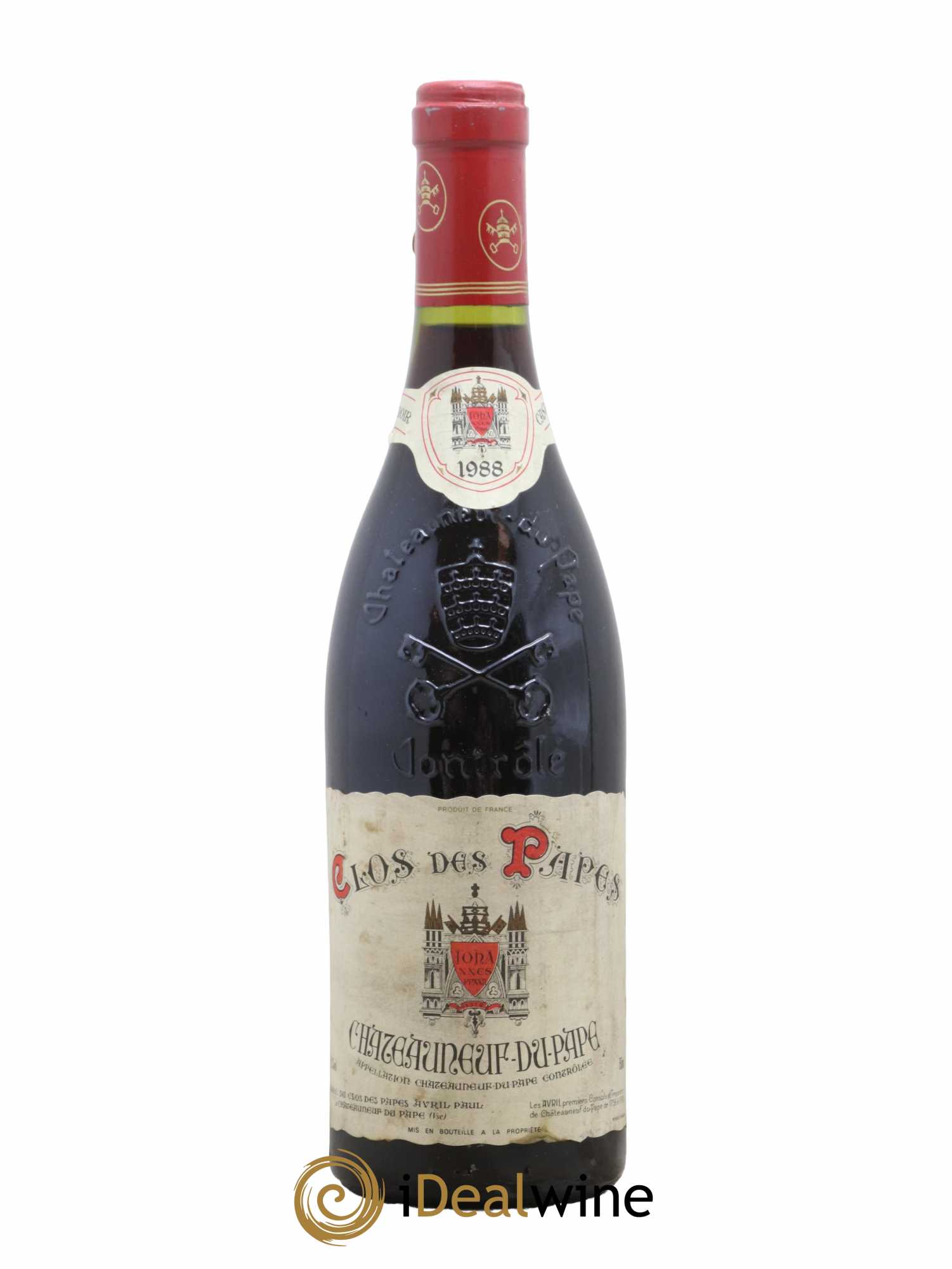 Châteauneuf-du-Pape Clos des Papes - Paul Avril 1988 - Lot de 1 bouteille - 0