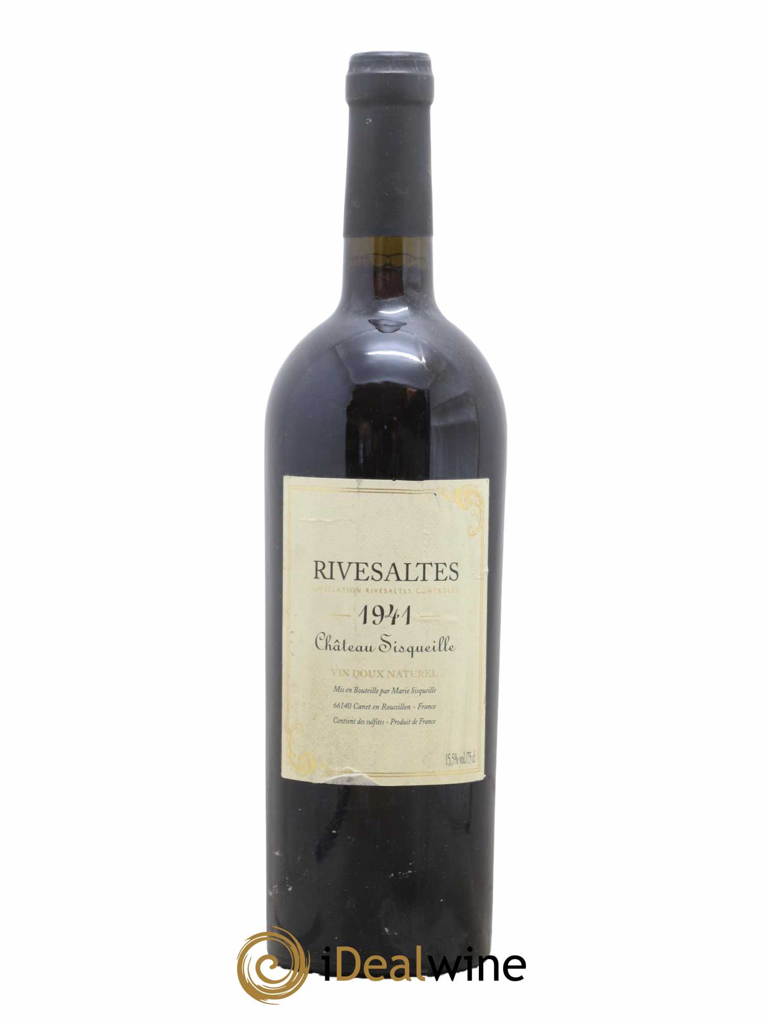 Rivesaltes Château Sisqueille 1941 - Posten von 1 Flasche - 0
