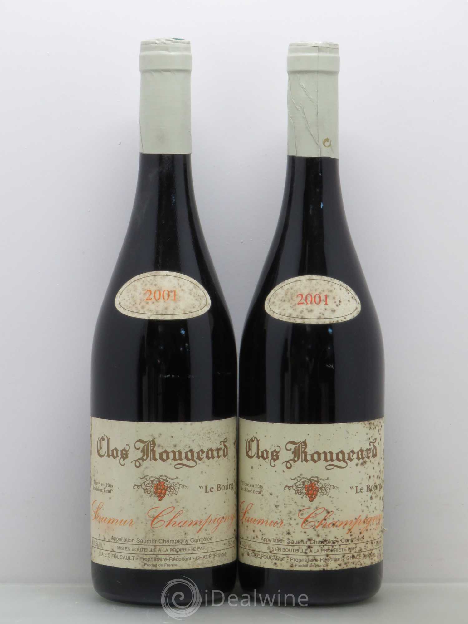 Saumur-Champigny Le Bourg Clos Rougeard 2001 - Lot de 2 bouteilles - 0