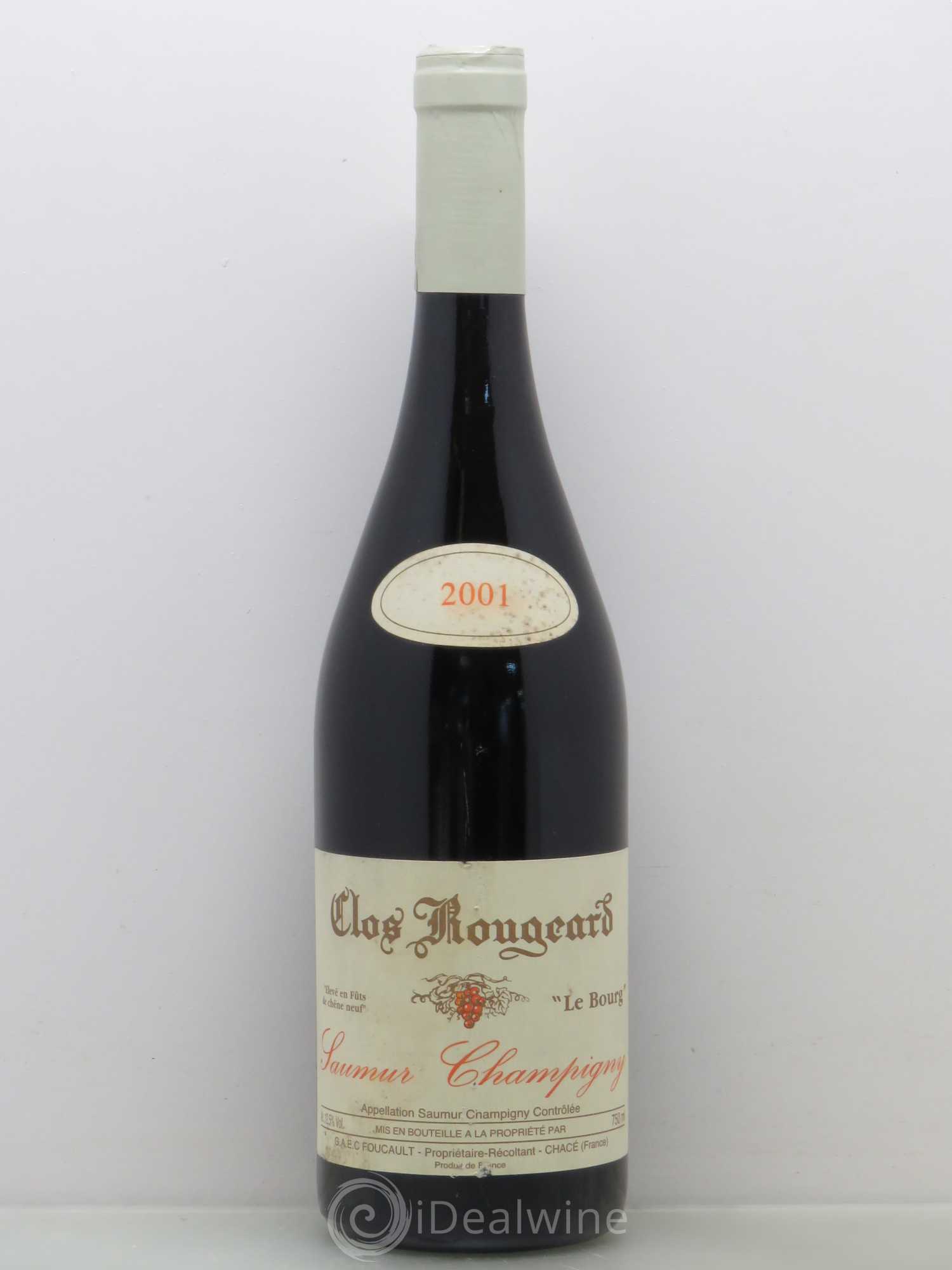 Saumur-Champigny Le Bourg Clos Rougeard 2001 - Lot de 1 bouteille - 0