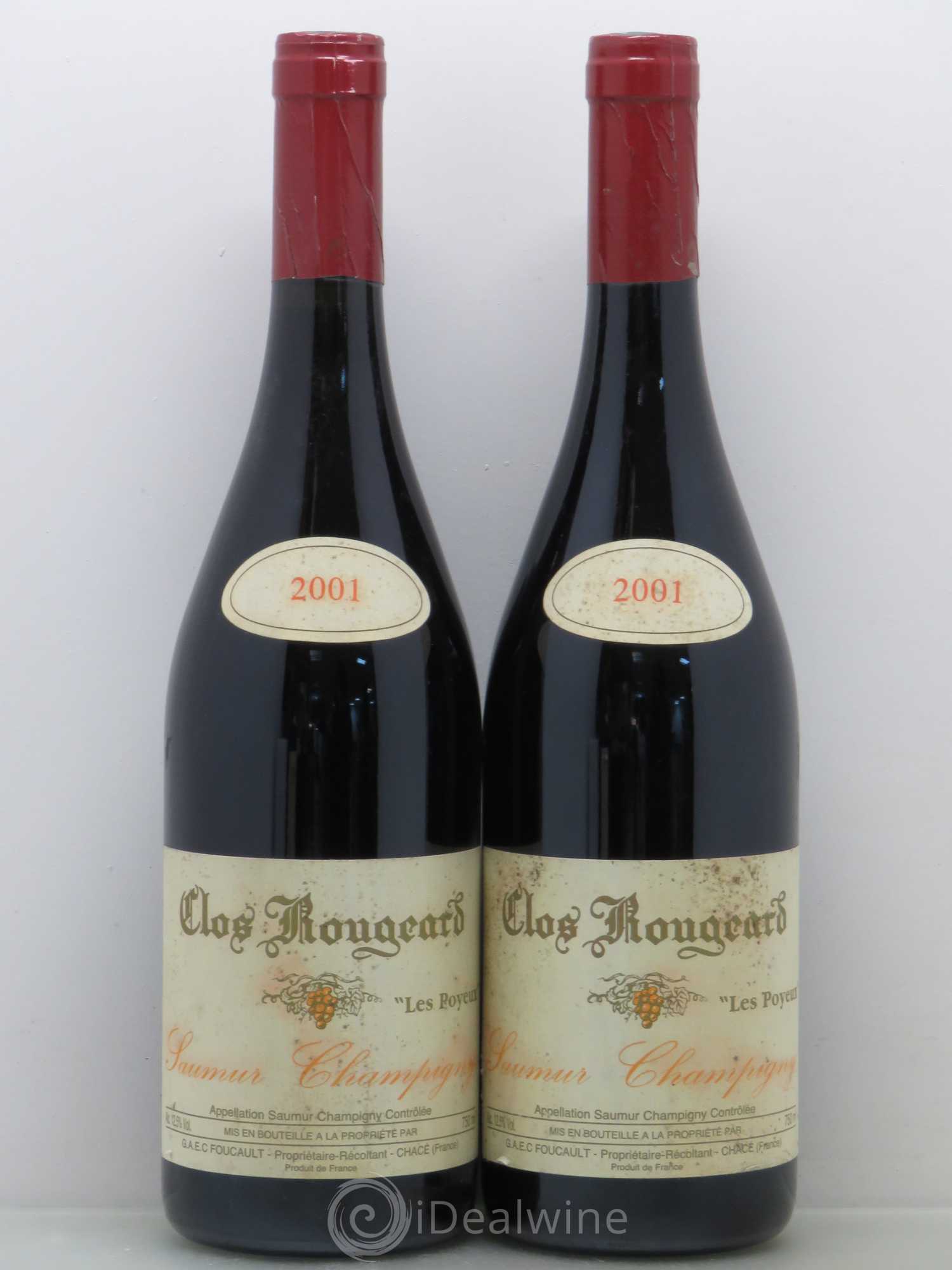 Saumur-Champigny Les Poyeux Clos Rougeard 2001 - Lot de 2 bouteilles - 0