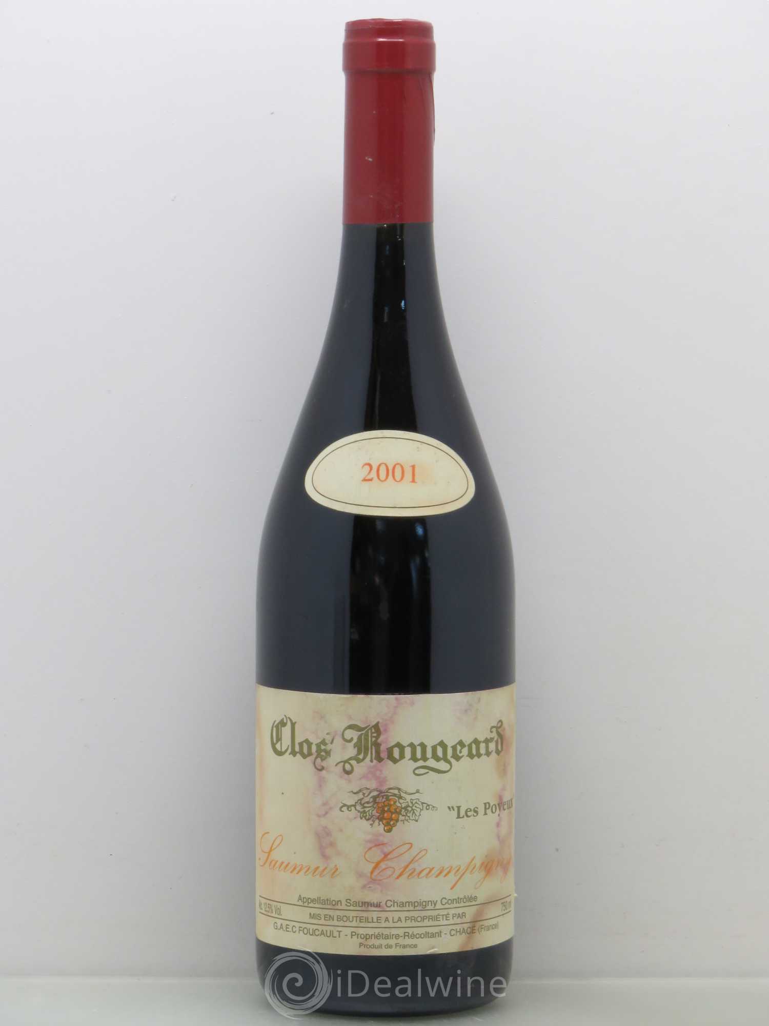 Saumur-Champigny Les Poyeux Clos Rougeard 2001 - Lot de 1 bouteille - 0
