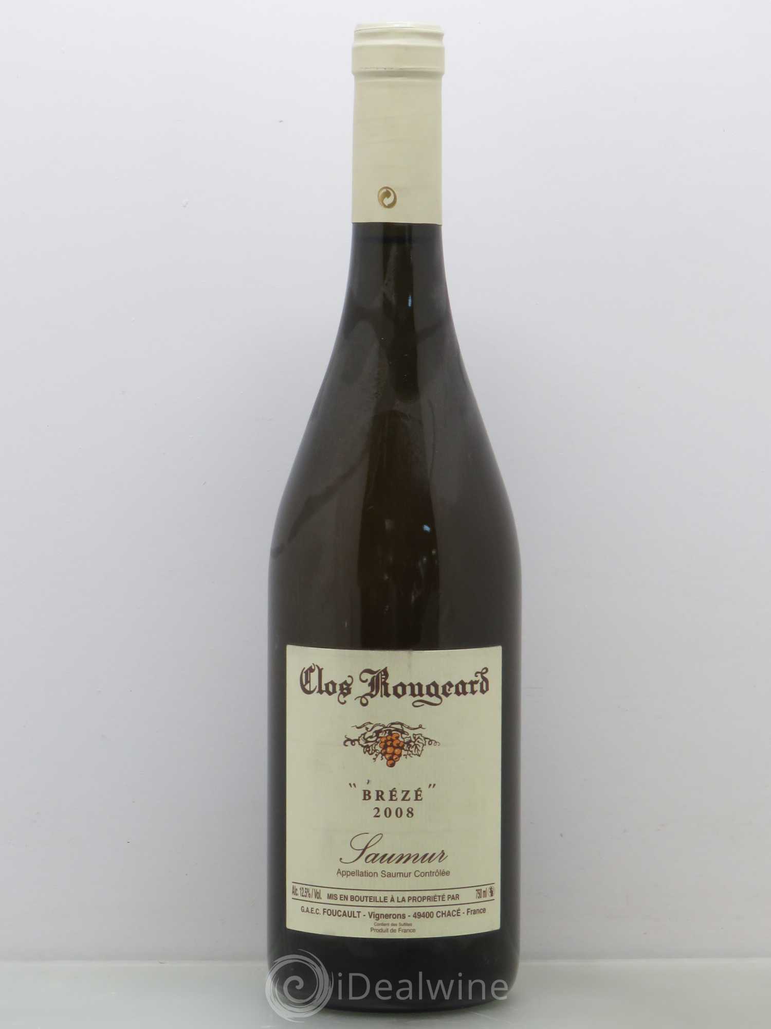 Saumur Brézé Clos Rougeard 2008 - Lot de 1 bouteille - 0