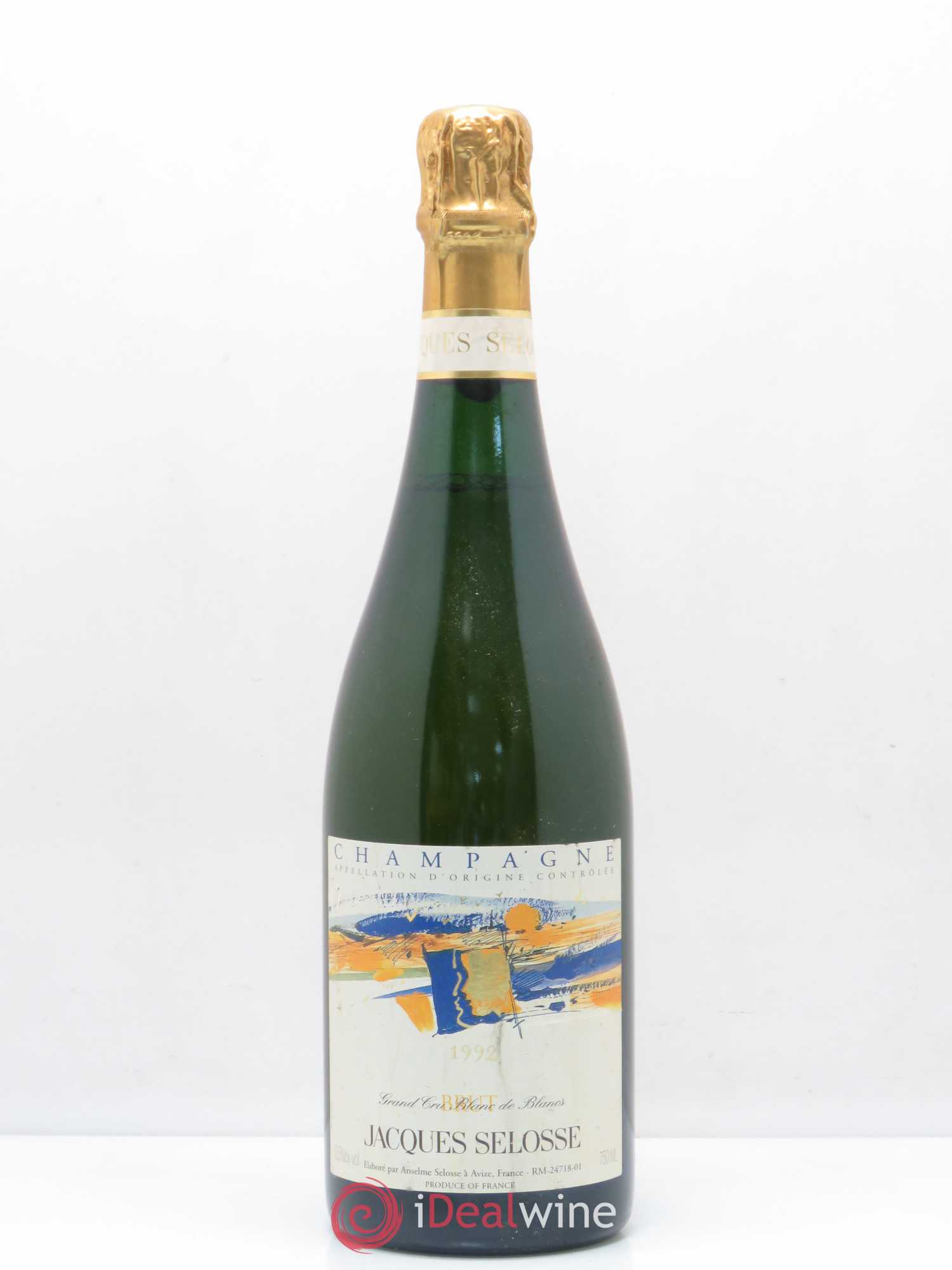 Blanc de Blancs Grand Cru Extra-Brut Jacques Selosse 1992 - Lot of 1 bottle - 0