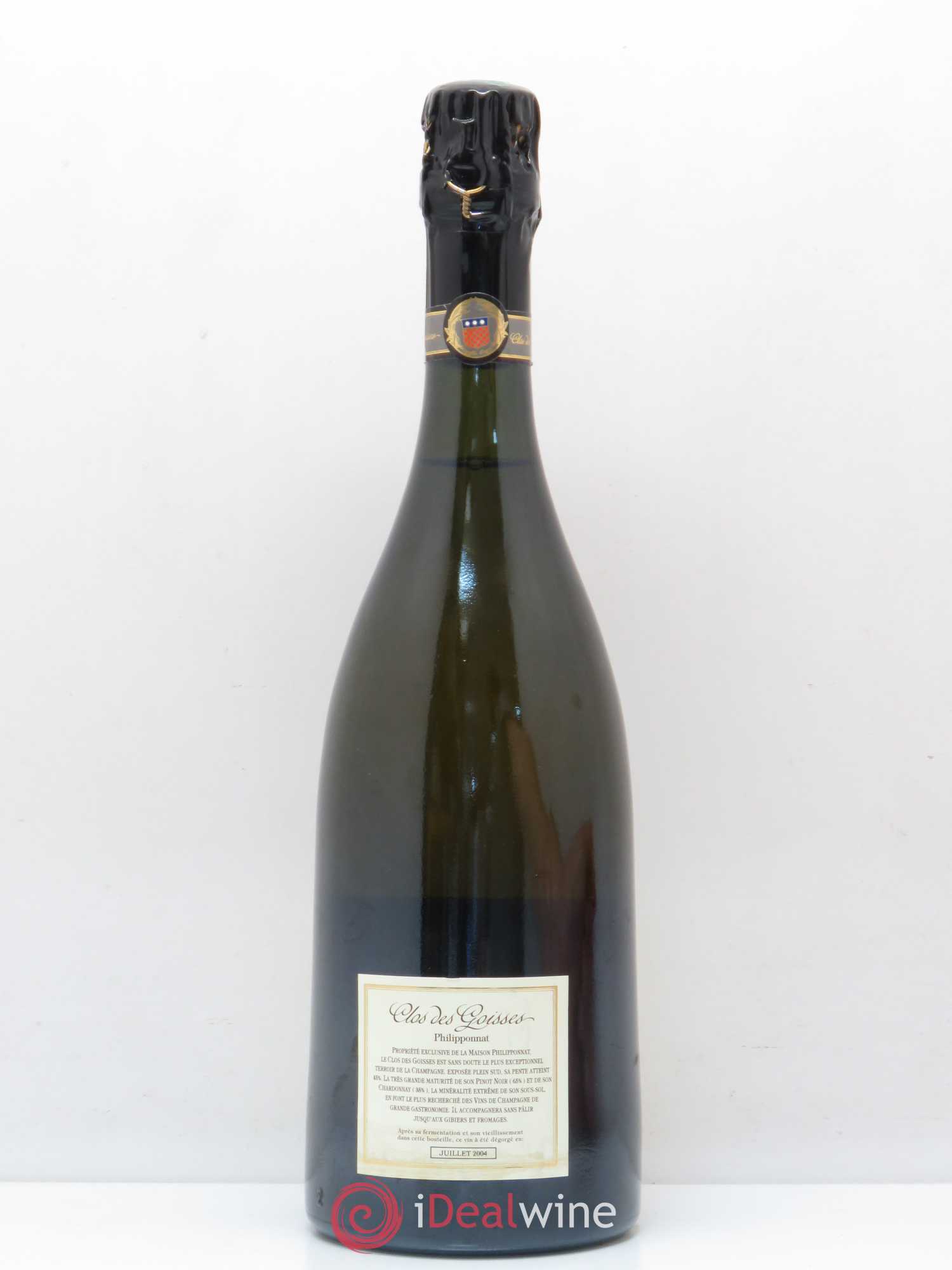 Clos des Goisses Philipponnat 1992 - Lot de 1 bouteille - 1