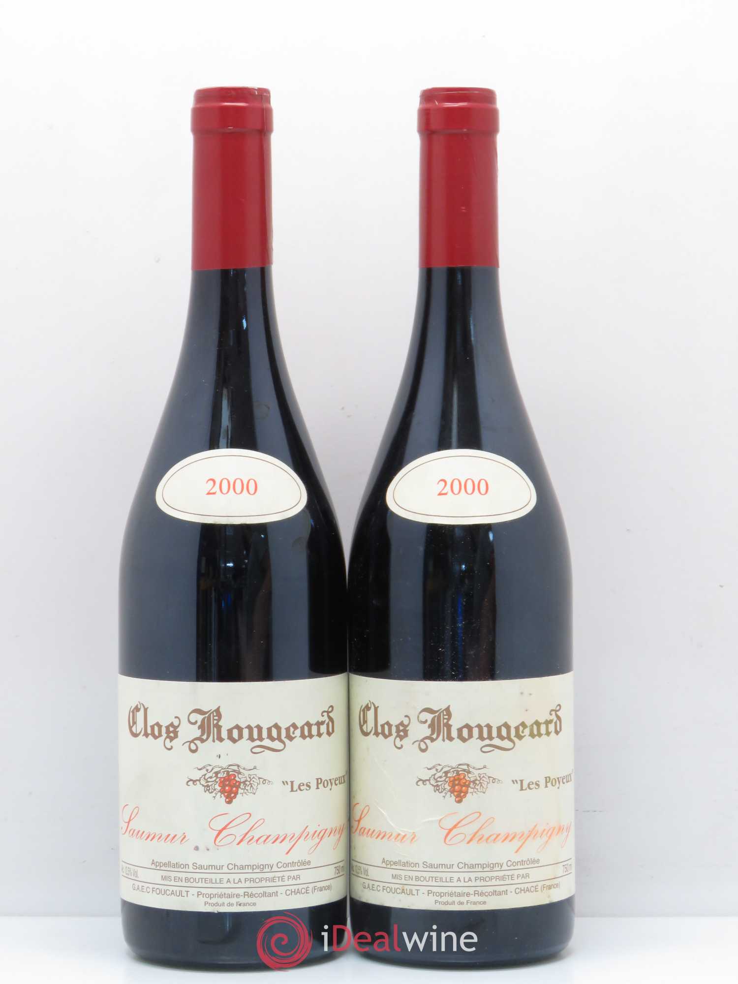 Saumur-Champigny Les Poyeux Clos Rougeard 2000 - Lot de 2 bouteilles - 0