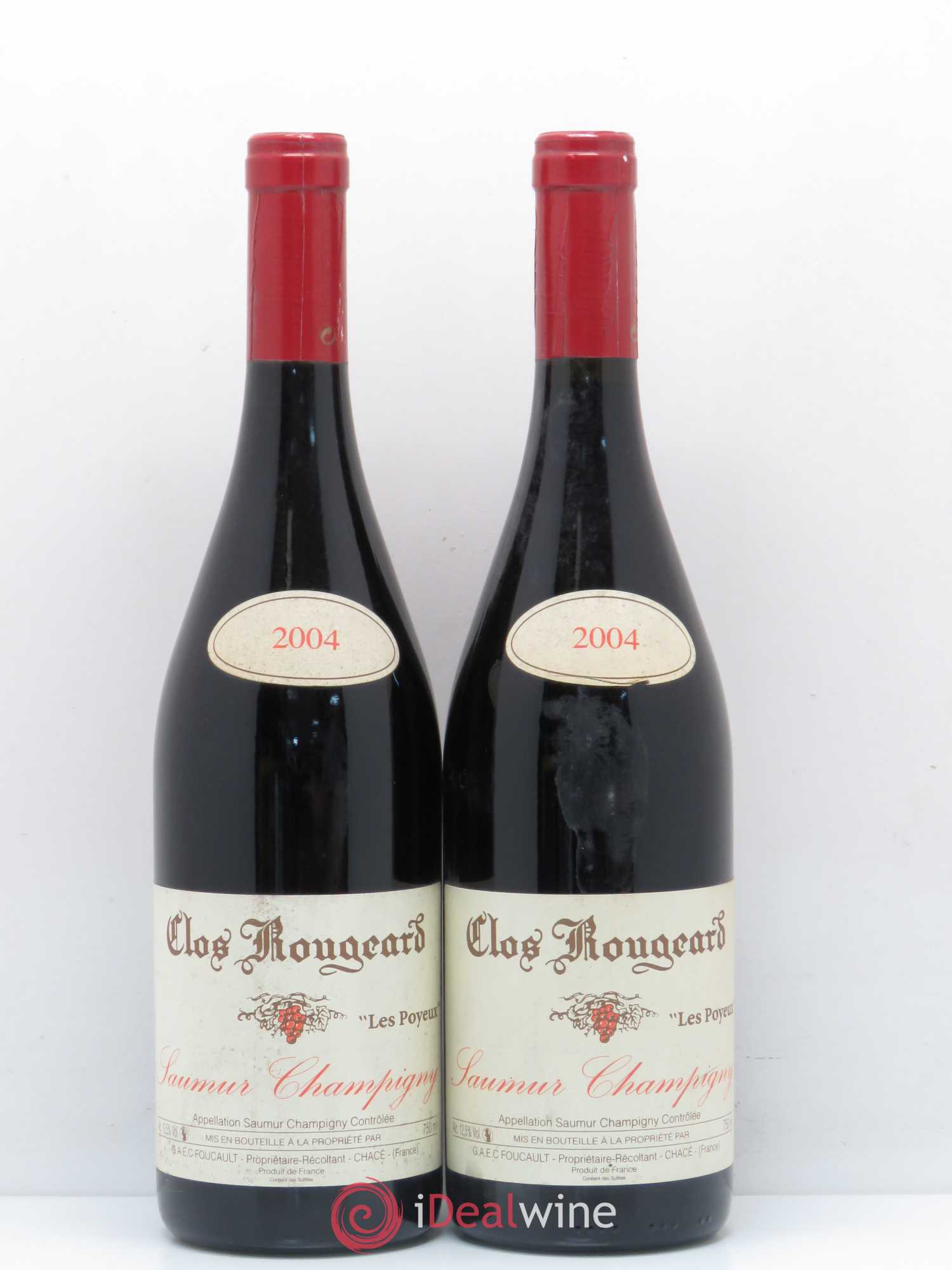 Saumur-Champigny Les Poyeux Clos Rougeard 2004 - Lot de 2 bouteilles - 0