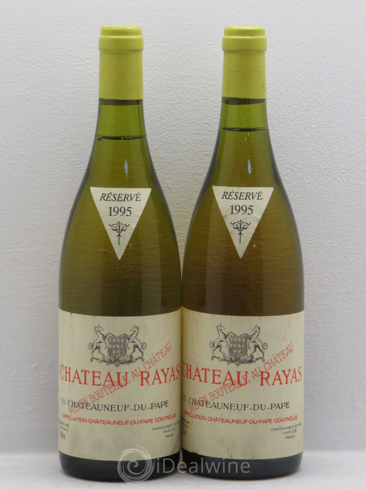 Châteauneuf-du-Pape Château Rayas Emmanuel Reynaud 1995 - Lot de 2 bouteilles - 0