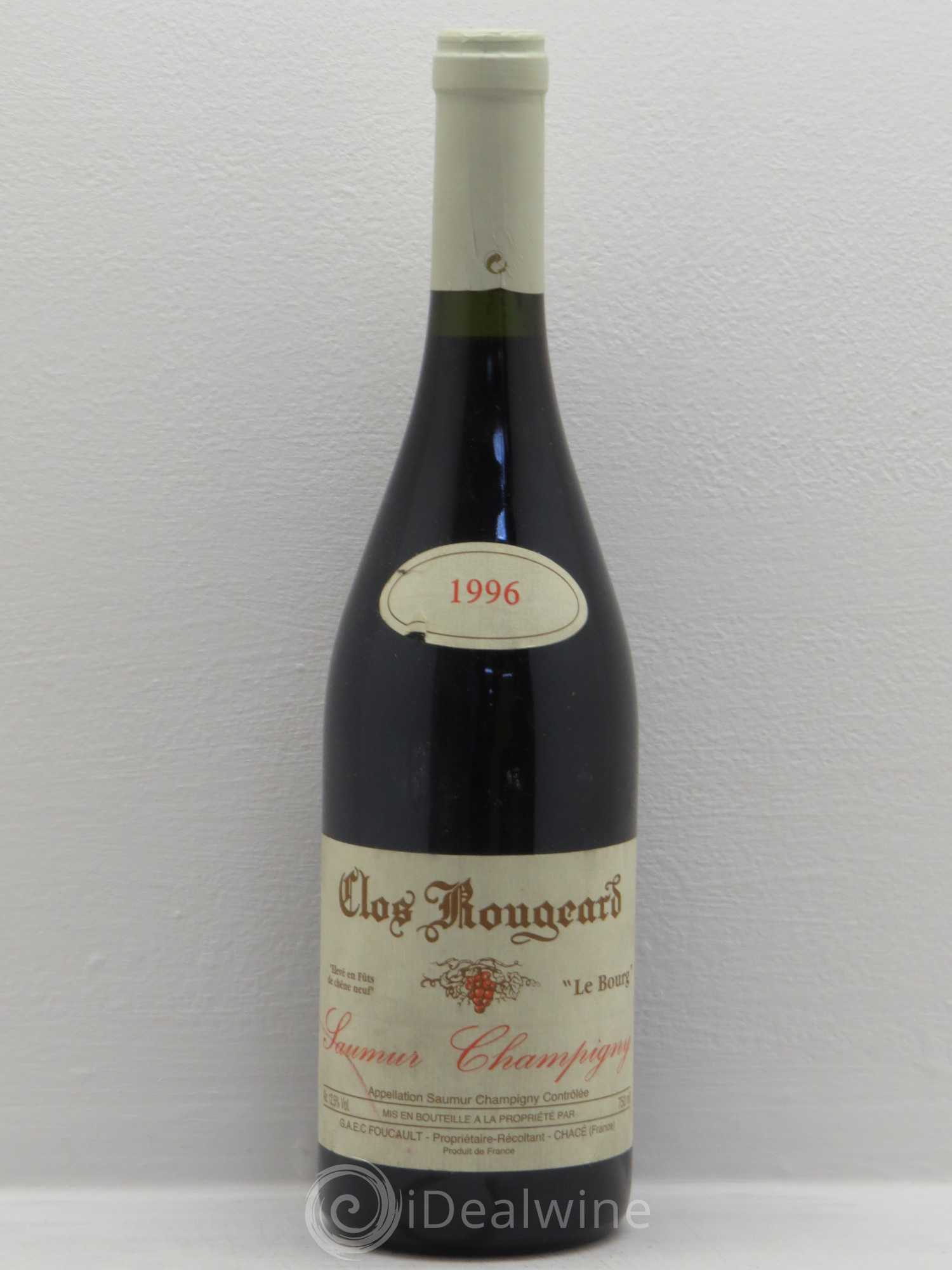 Saumur-Champigny Le Bourg Clos Rougeard 1996 - Lot de 1 bouteille - 0