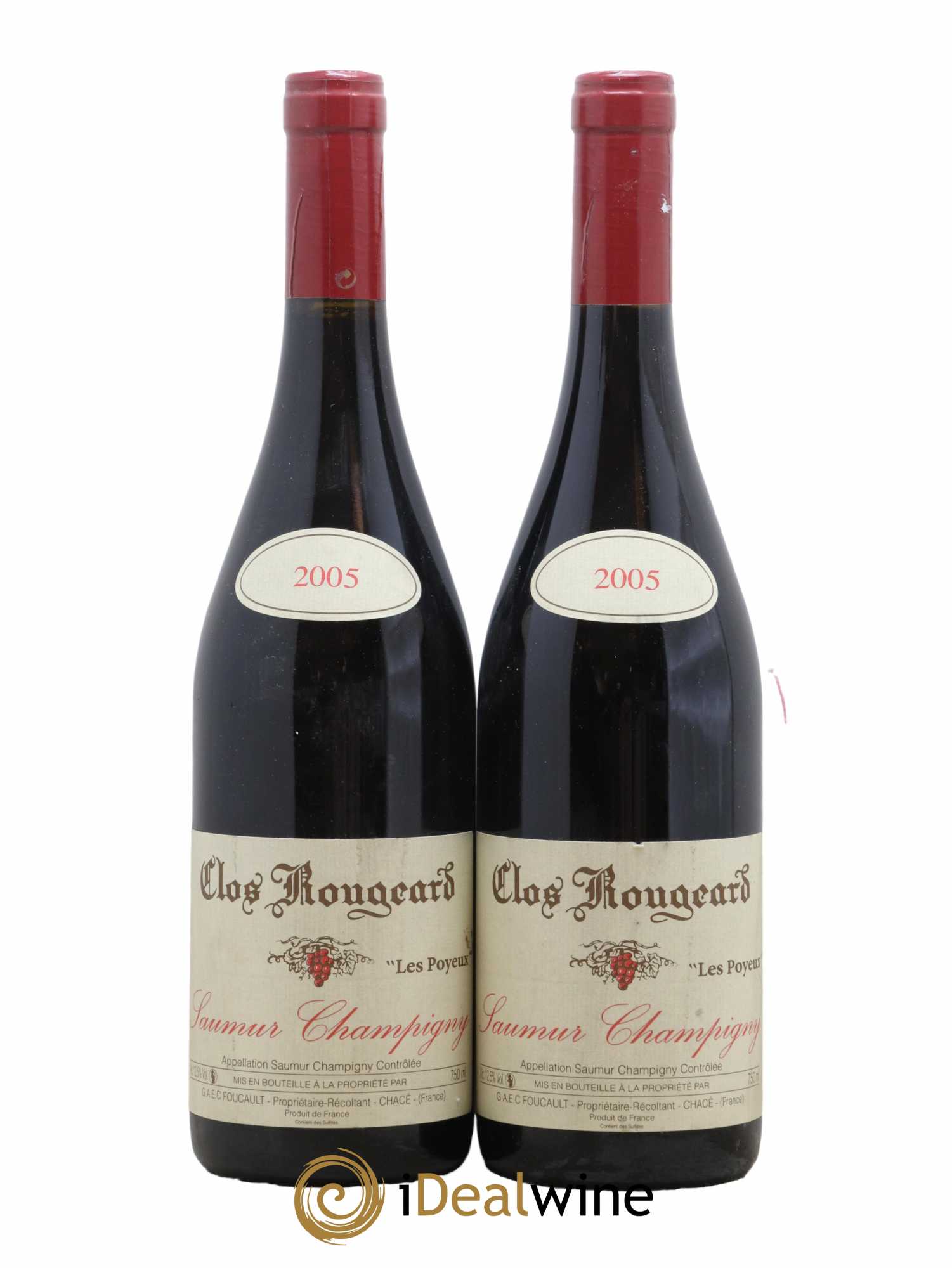 Saumur-Champigny Les Poyeux Clos Rougeard 2005 - Lot de 2 bouteilles - 0